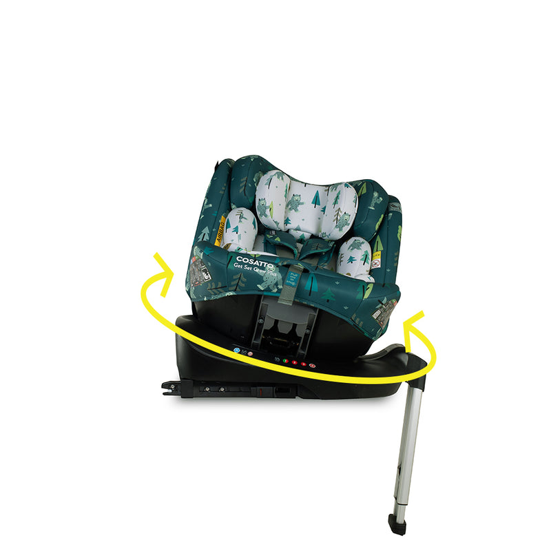 Get Set Grow Plus i-Size 360 Kindersitz - Yoohoo Yeti