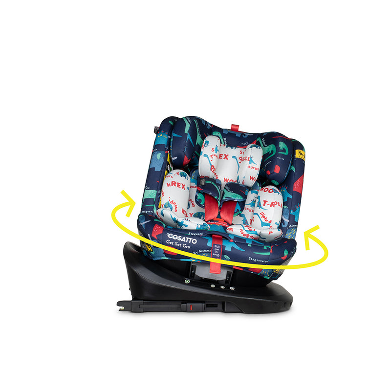 Get Set Gro i-Size 360 Kindersitz - D is for Dino - Cosatto Deutschland