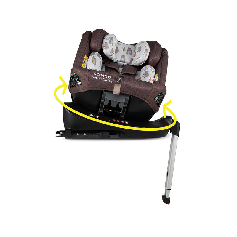 Get Set Grow Plus i-Size 360 Kindersitz - Bear Hug