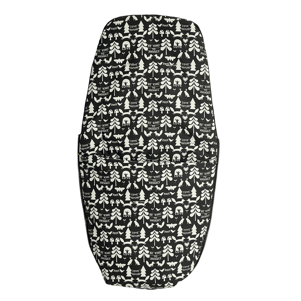 Cosatto Giggle Zubehörpaket - Fußsack & Wickeltasche Mit Flamingo-Muster