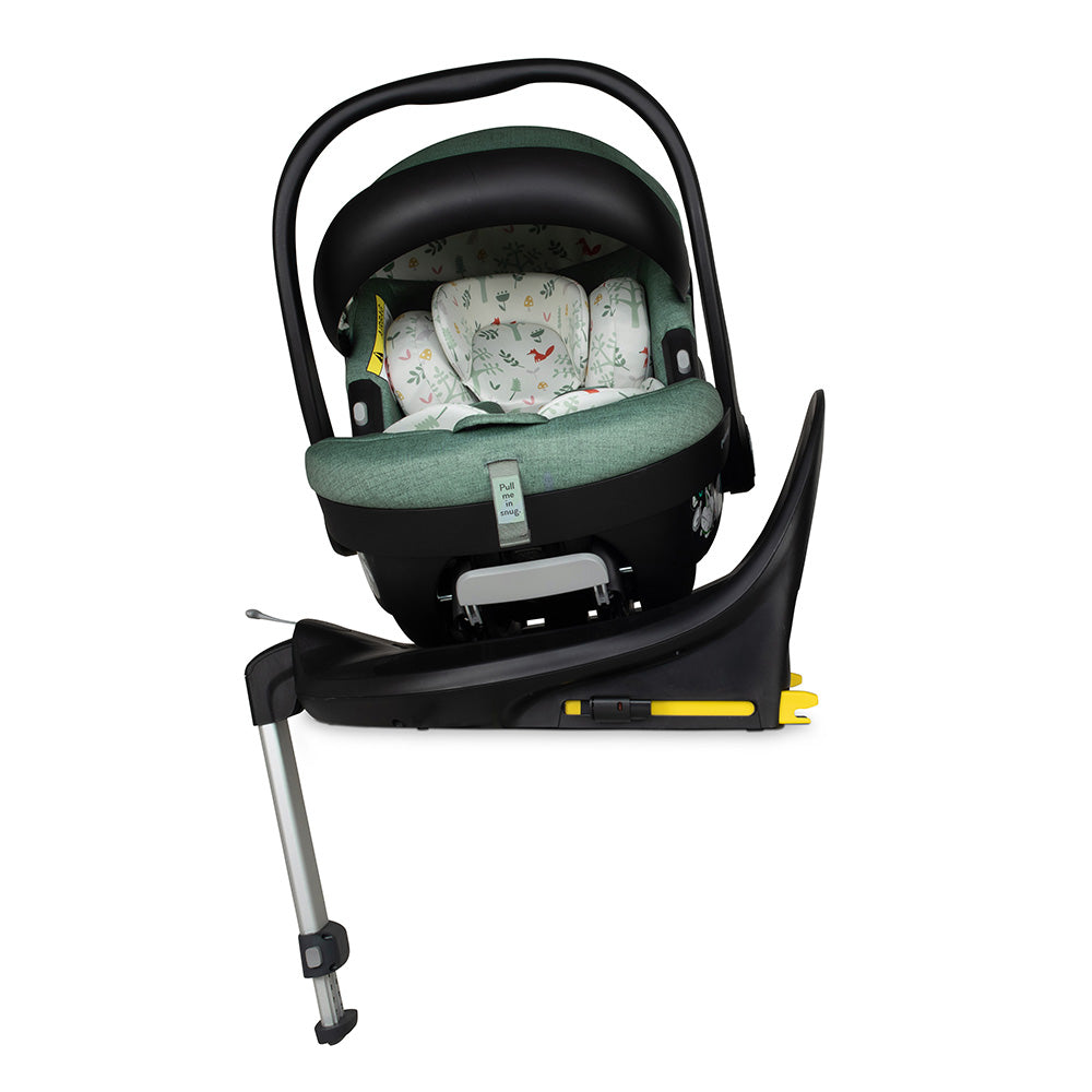 Wow 3 Kindersitz 3 in 1 Set mit Isofix Basis - Meadow