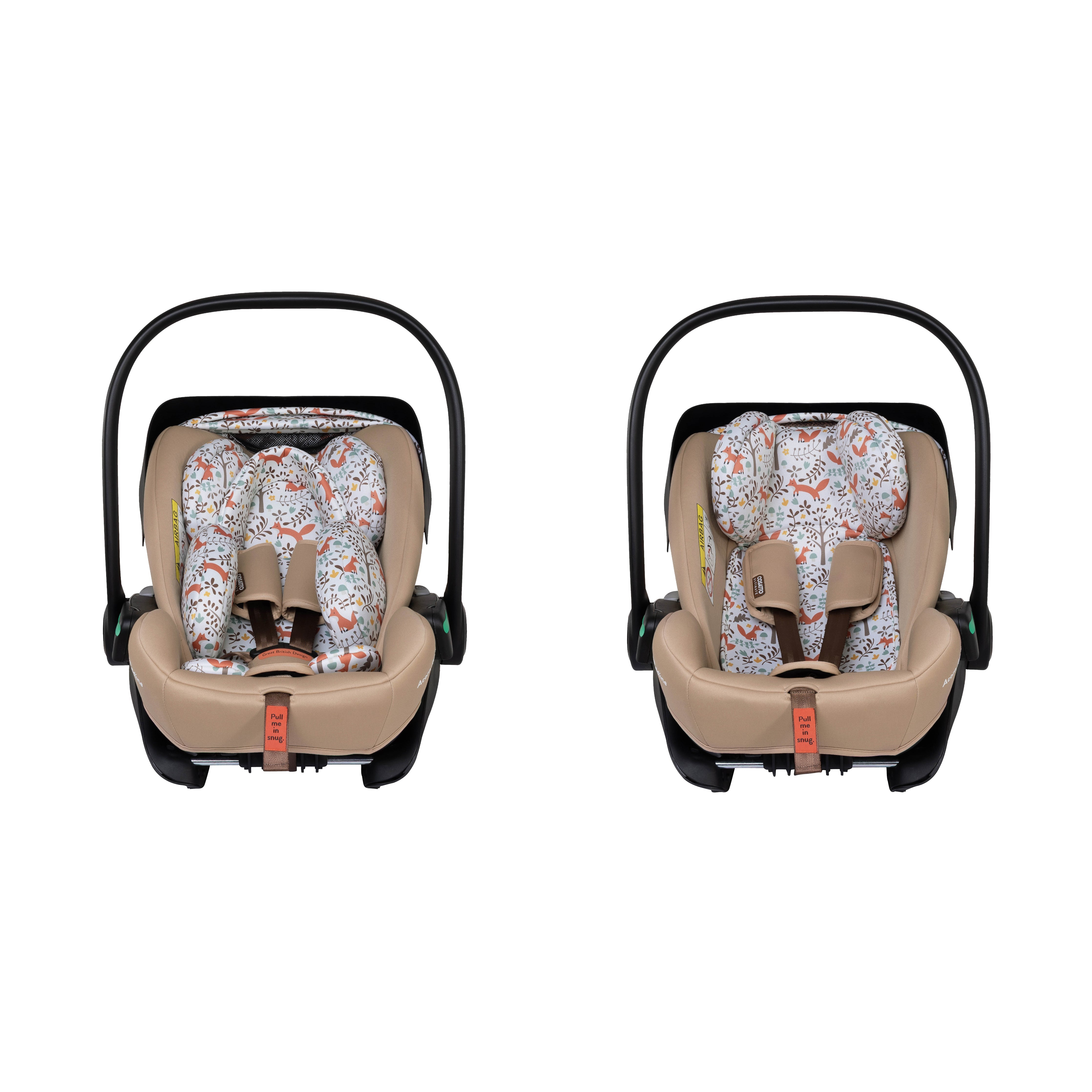 Wow 3 Gesamt-Set inkl. Babyschale mit Liegefunktion - Foxford Hall