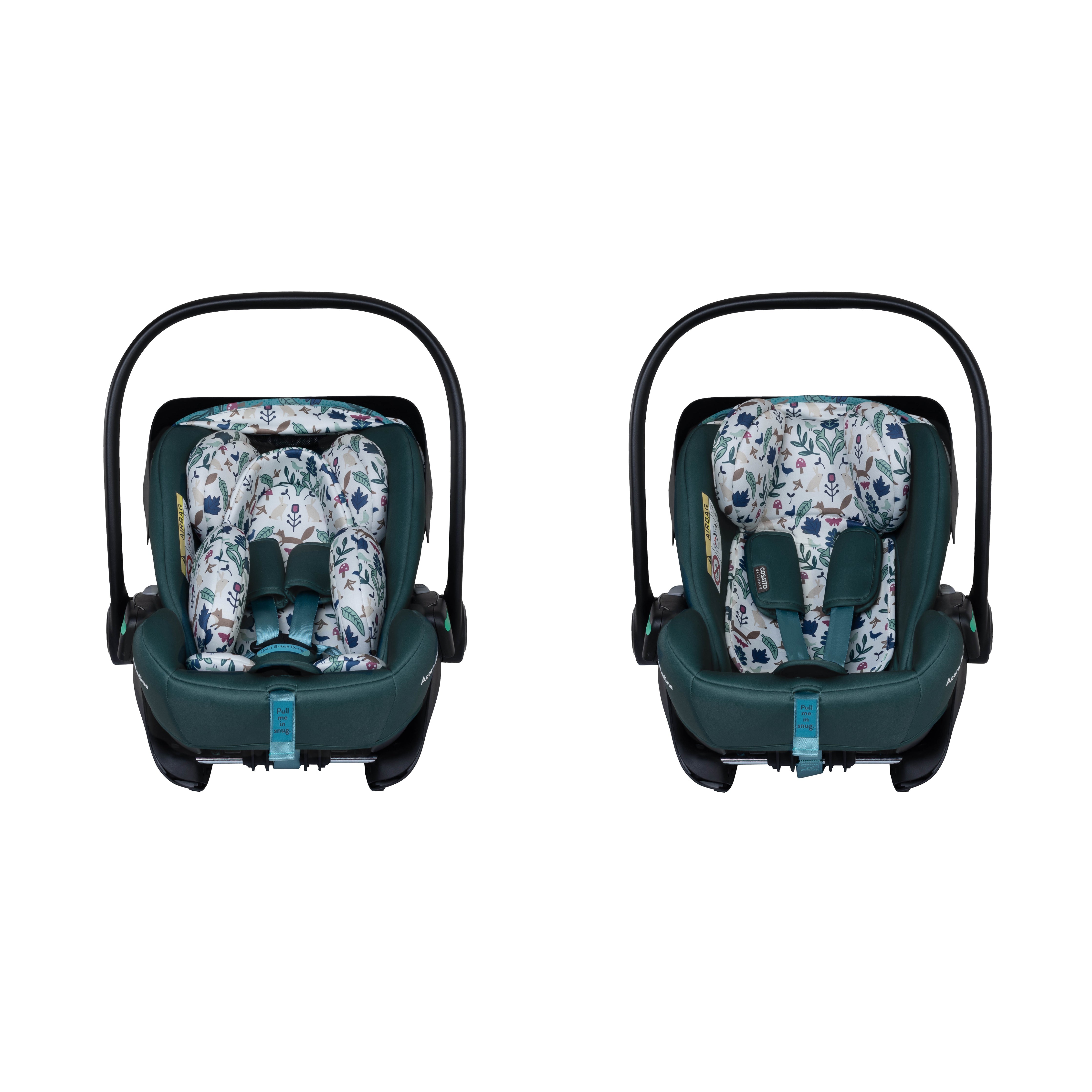 Wow 3 Gesamt-Set inkl. Babyschale mit Liegefunktion - Masquerade