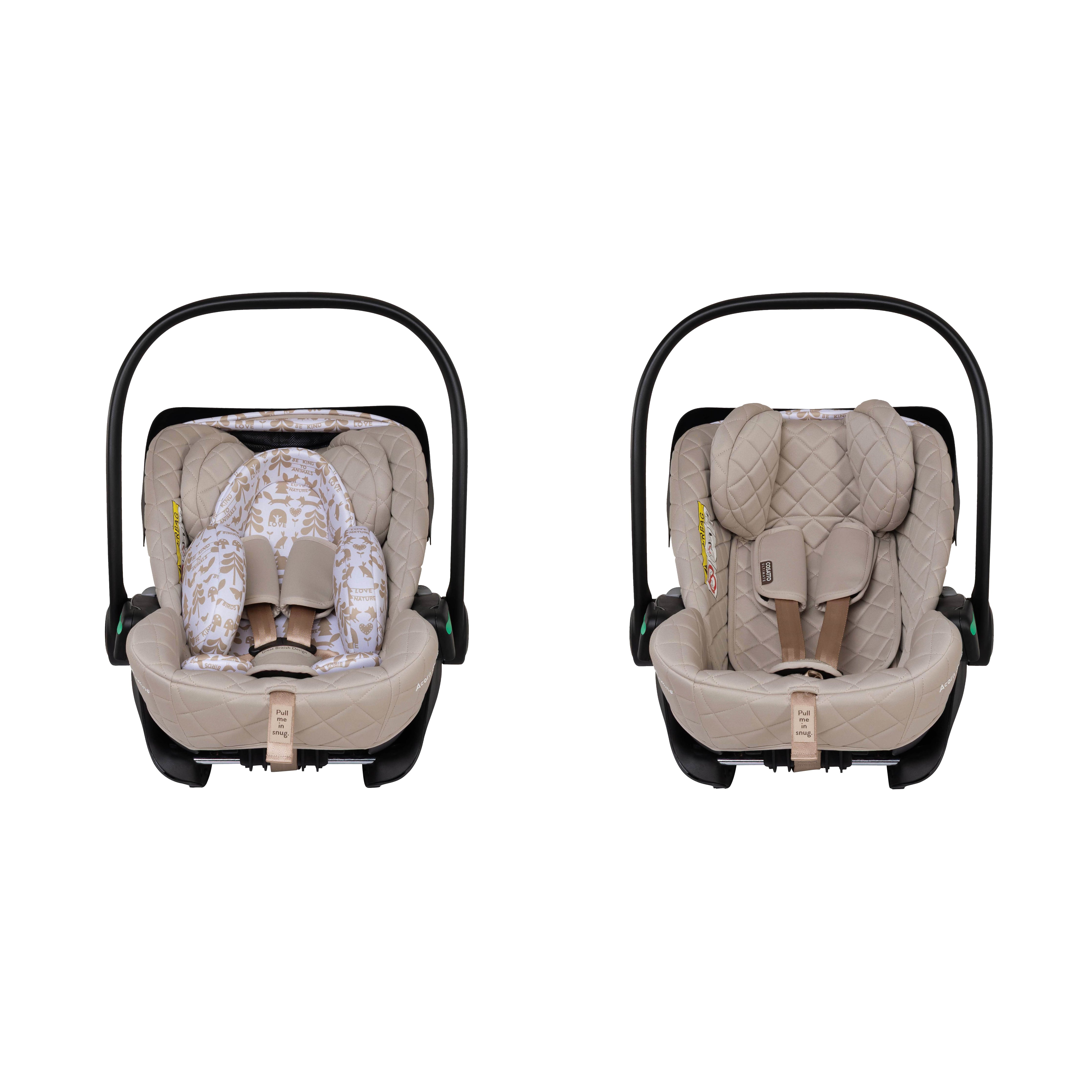 Acorn Recline i-Size 0+ Babyschale - Whisper