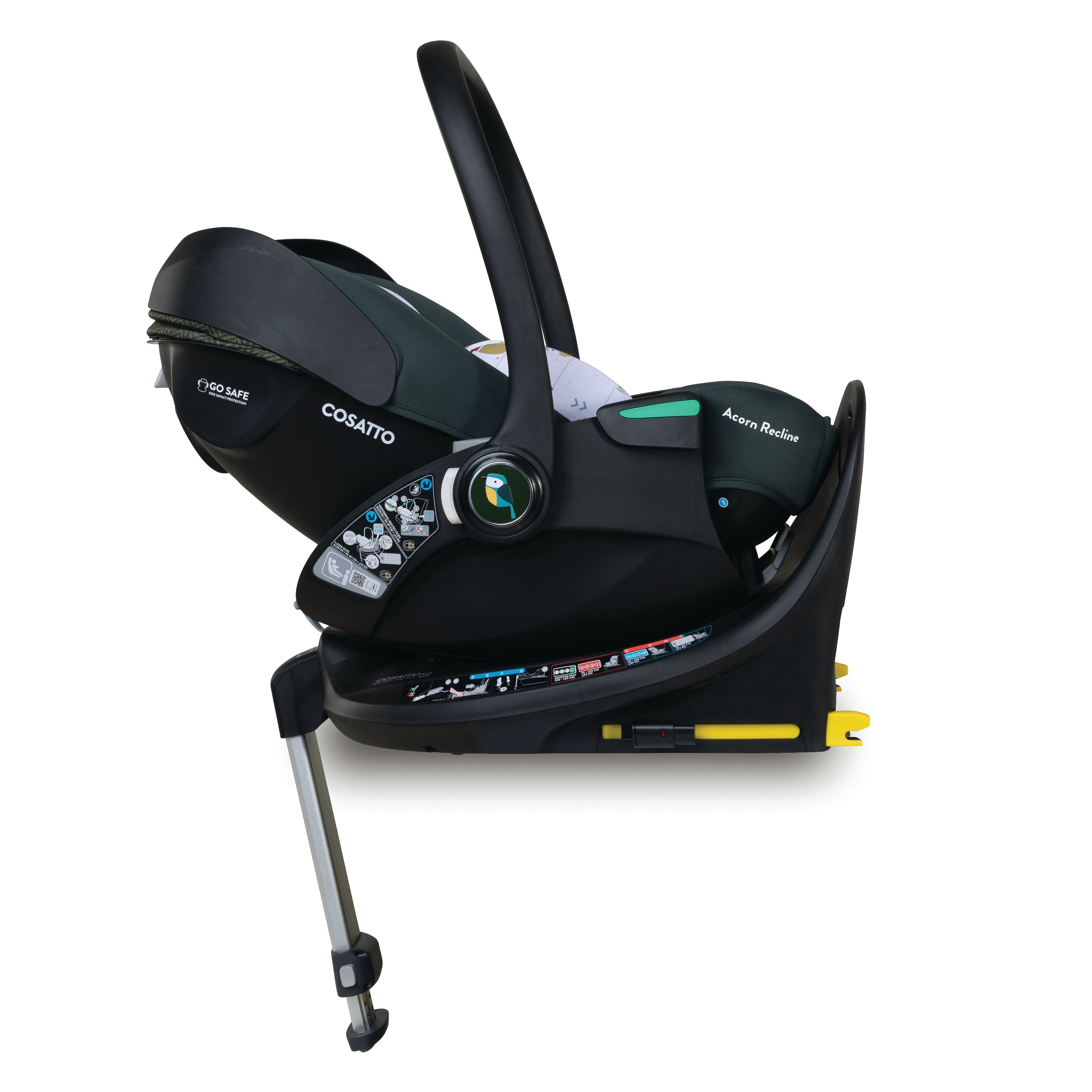 Wow 3 Gesamt-Set inkl. Babyschale mit Liegefunktion - Bureau