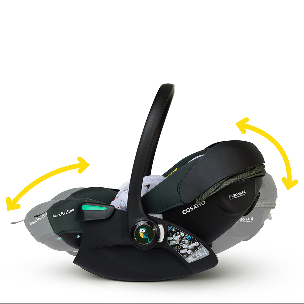 Wow 3 Gesamt-Set inkl. Babyschale mit Liegefunktion - Bureau