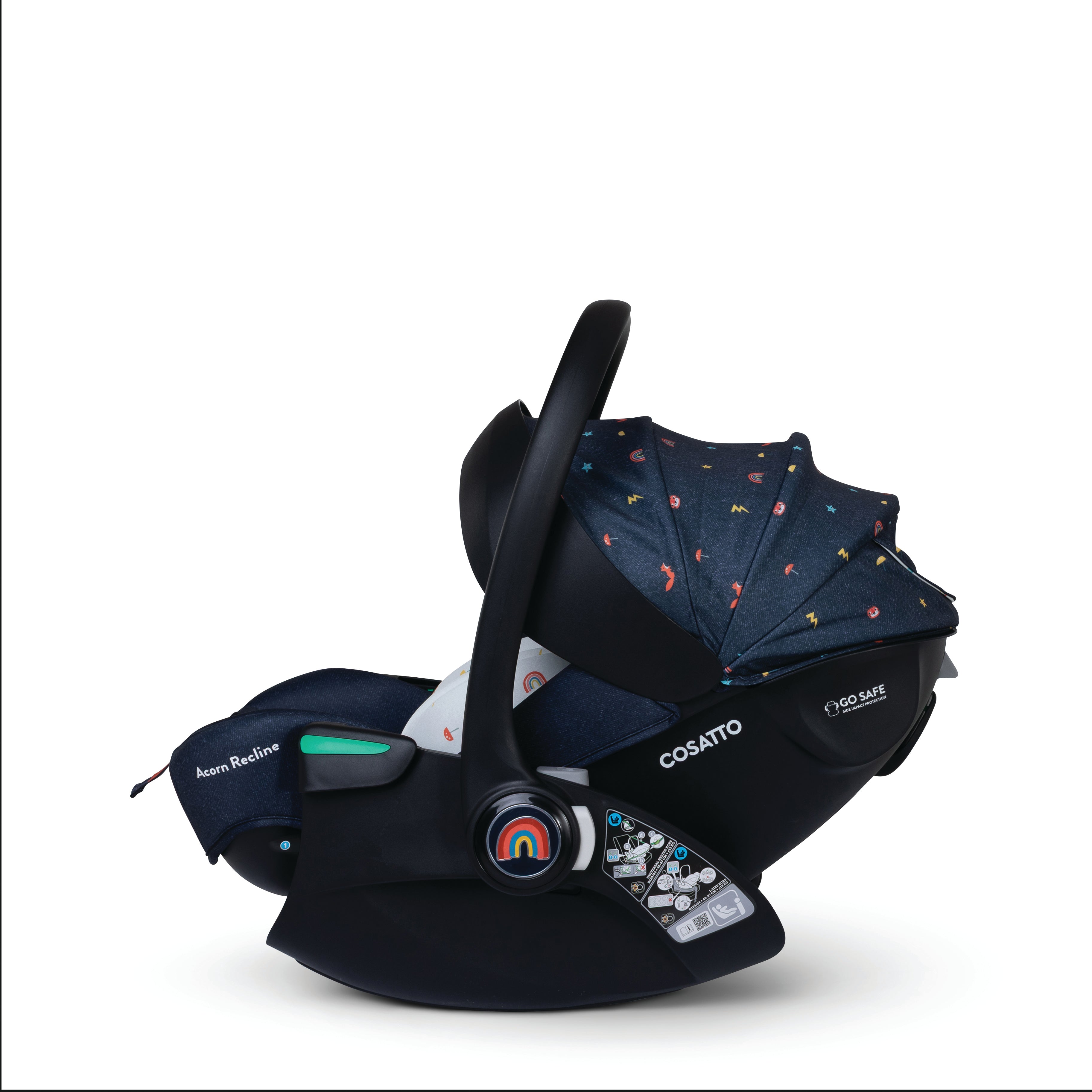 Acorn Recline i-Size 0+ Babyschale - Doodle Days