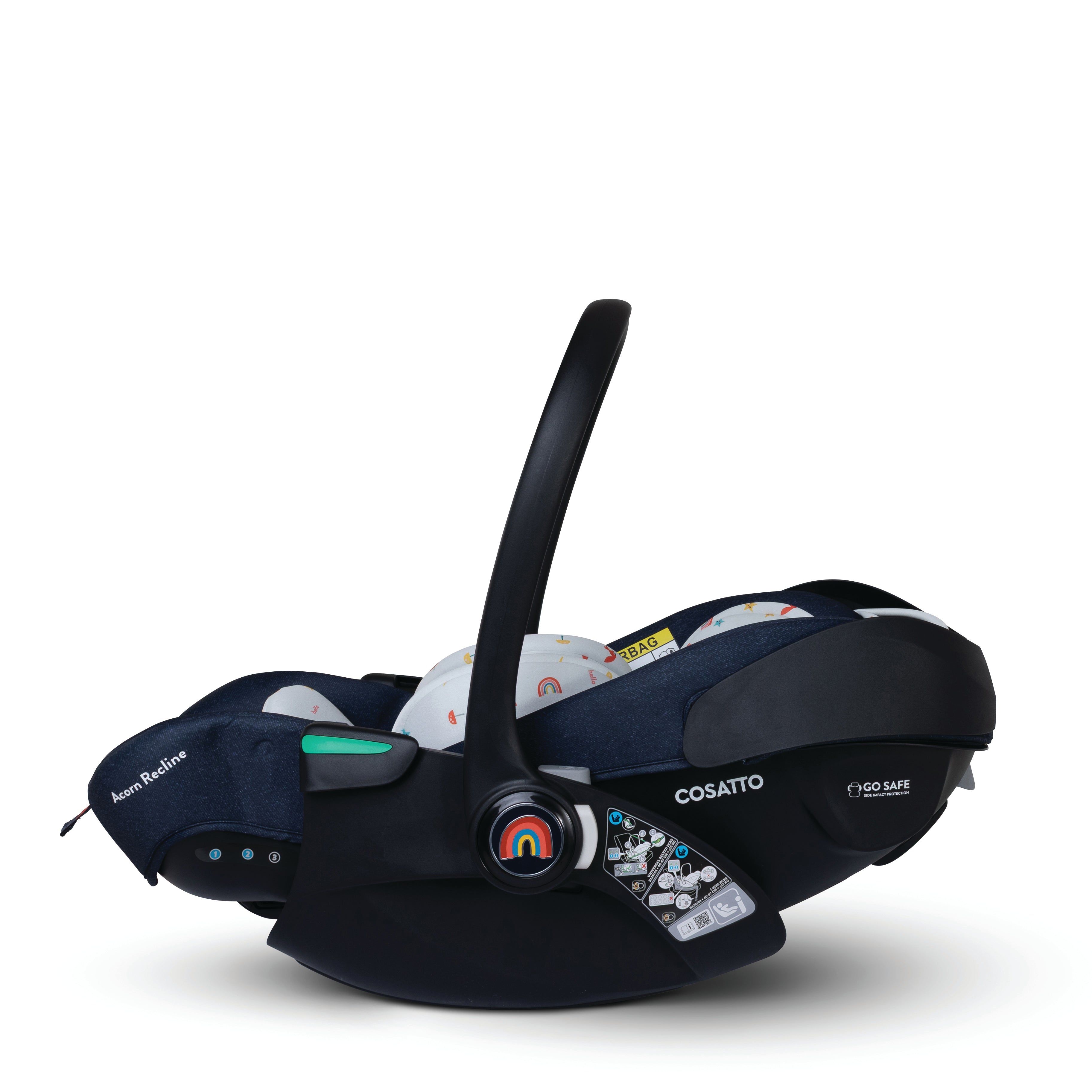 Acorn Recline i-Size 0+ Babyschale - Doodle Days