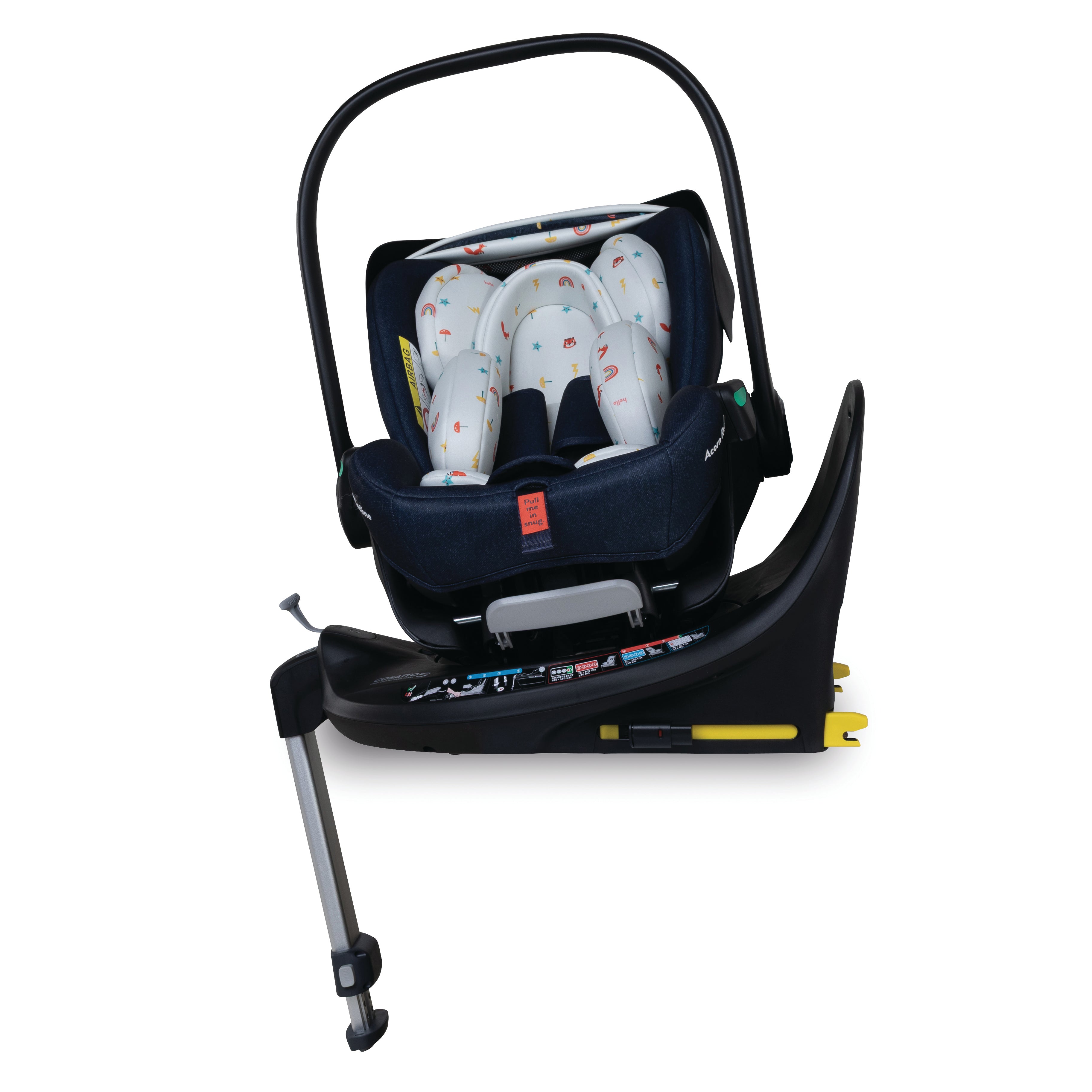 Acorn Recline i-Size 0+ Babyschale - Doodle Days