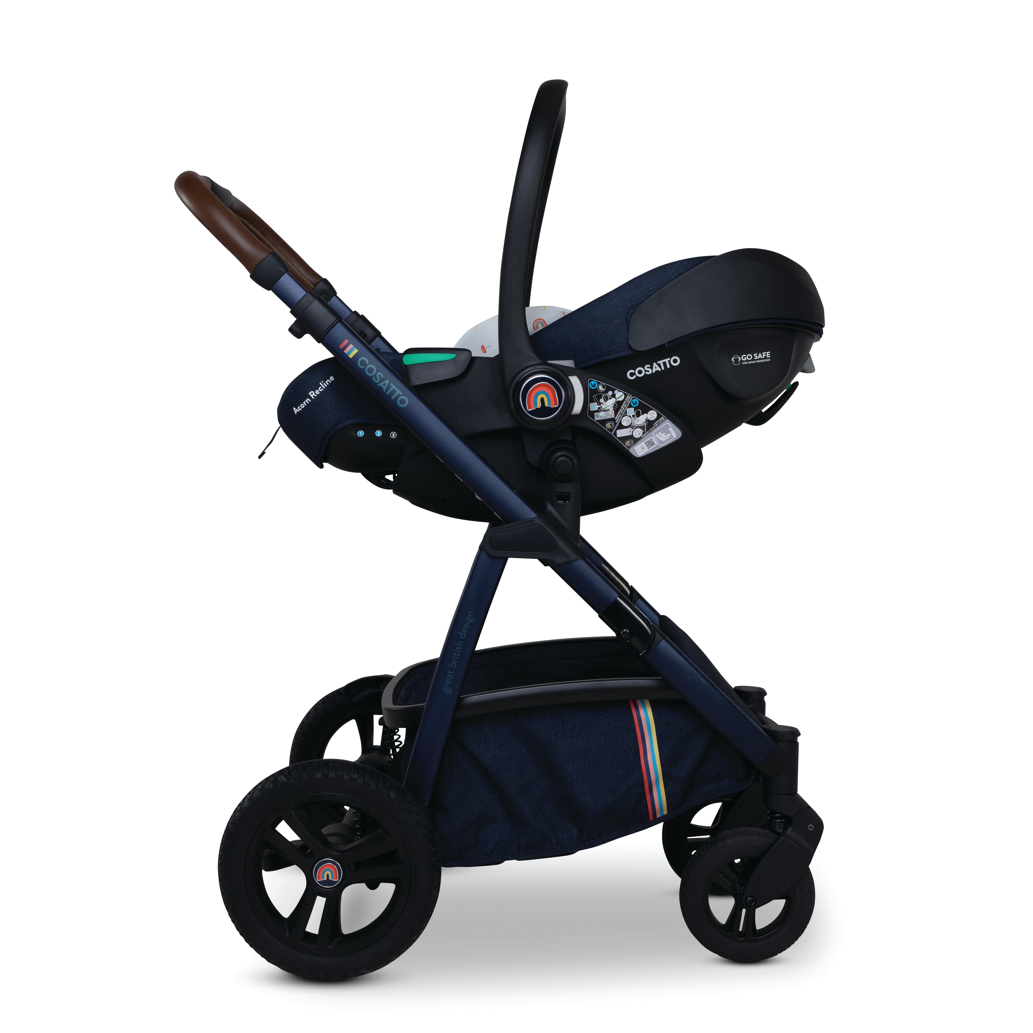 Acorn Recline i-Size 0+ Babyschale - Doodle Days