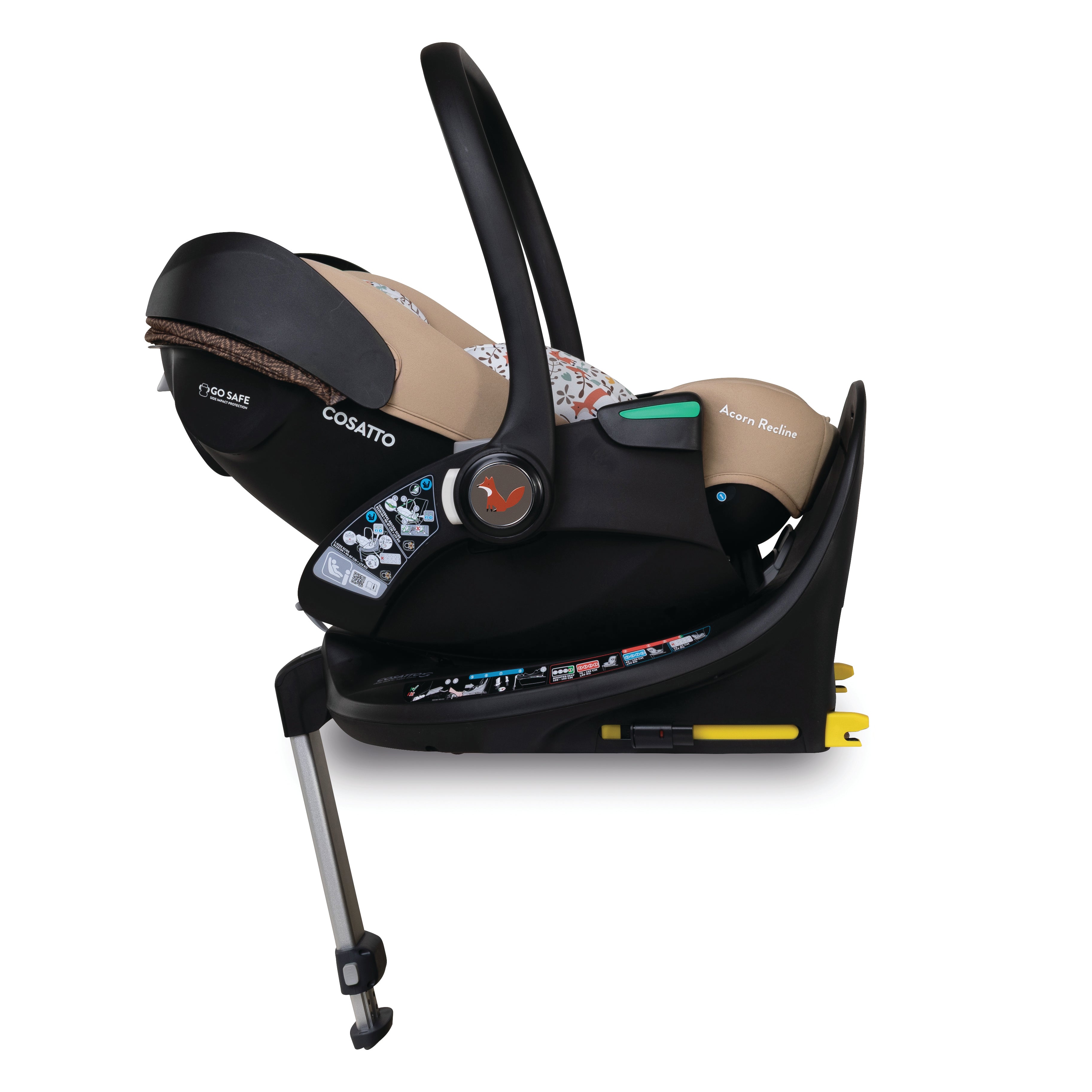 Wow 3 Gesamt-Set inkl. Babyschale mit Liegefunktion - Foxford Hall