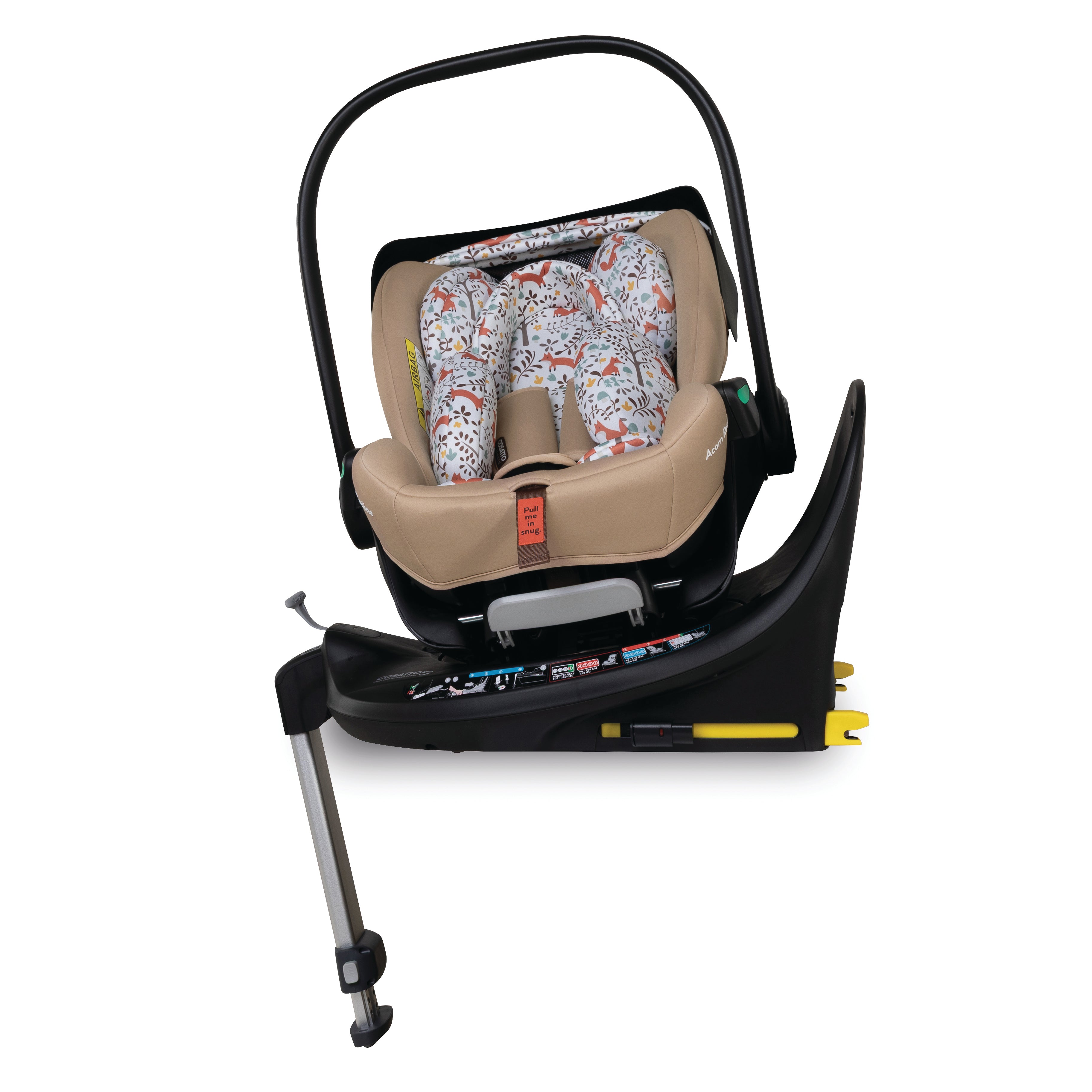 Wow 3 Gesamt-Set inkl. Babyschale mit Liegefunktion - Foxford Hall