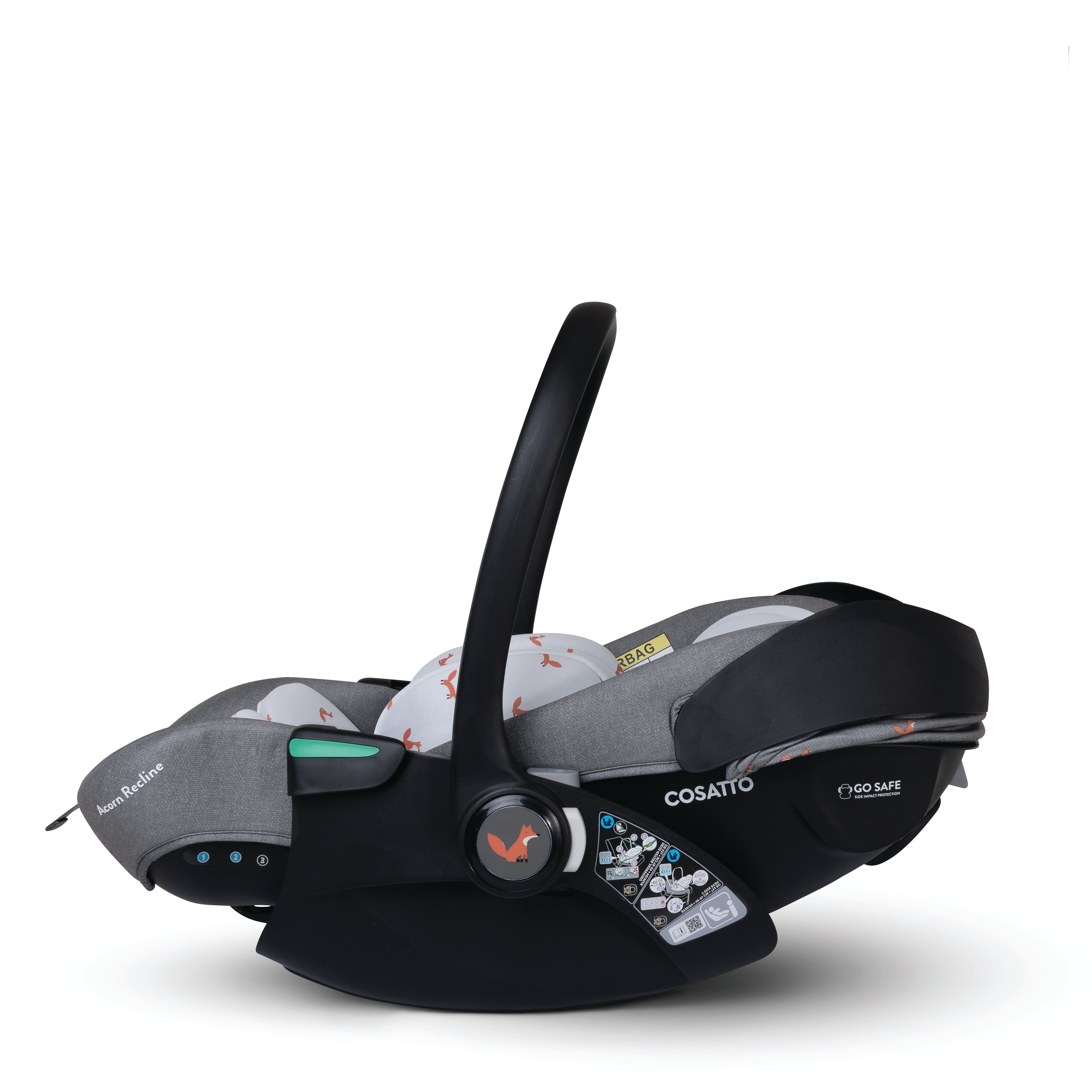 Acorn Recline i-Size 0+ Babyschale - Foxling