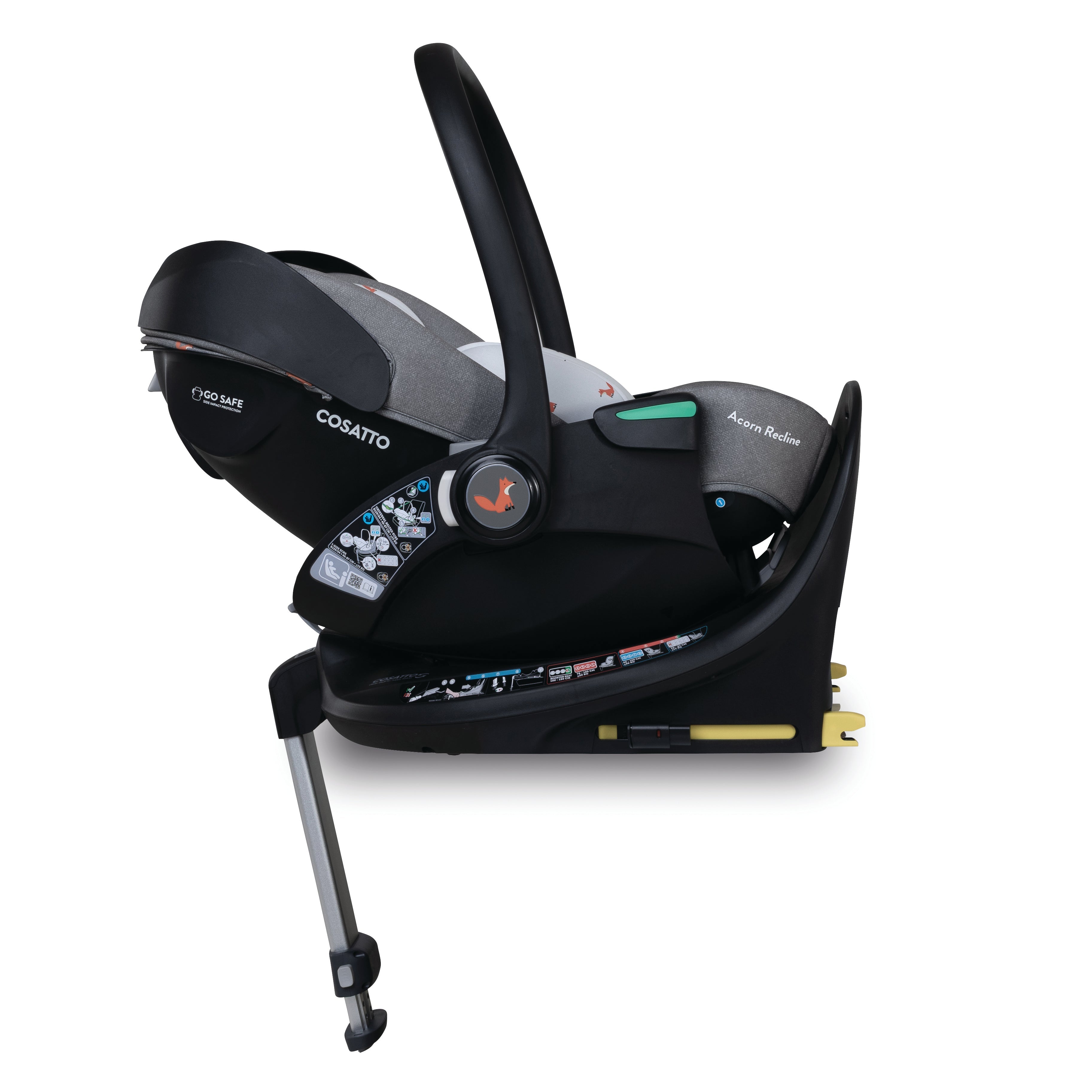 Acorn Recline i-Size 0+ Babyschale - Foxling