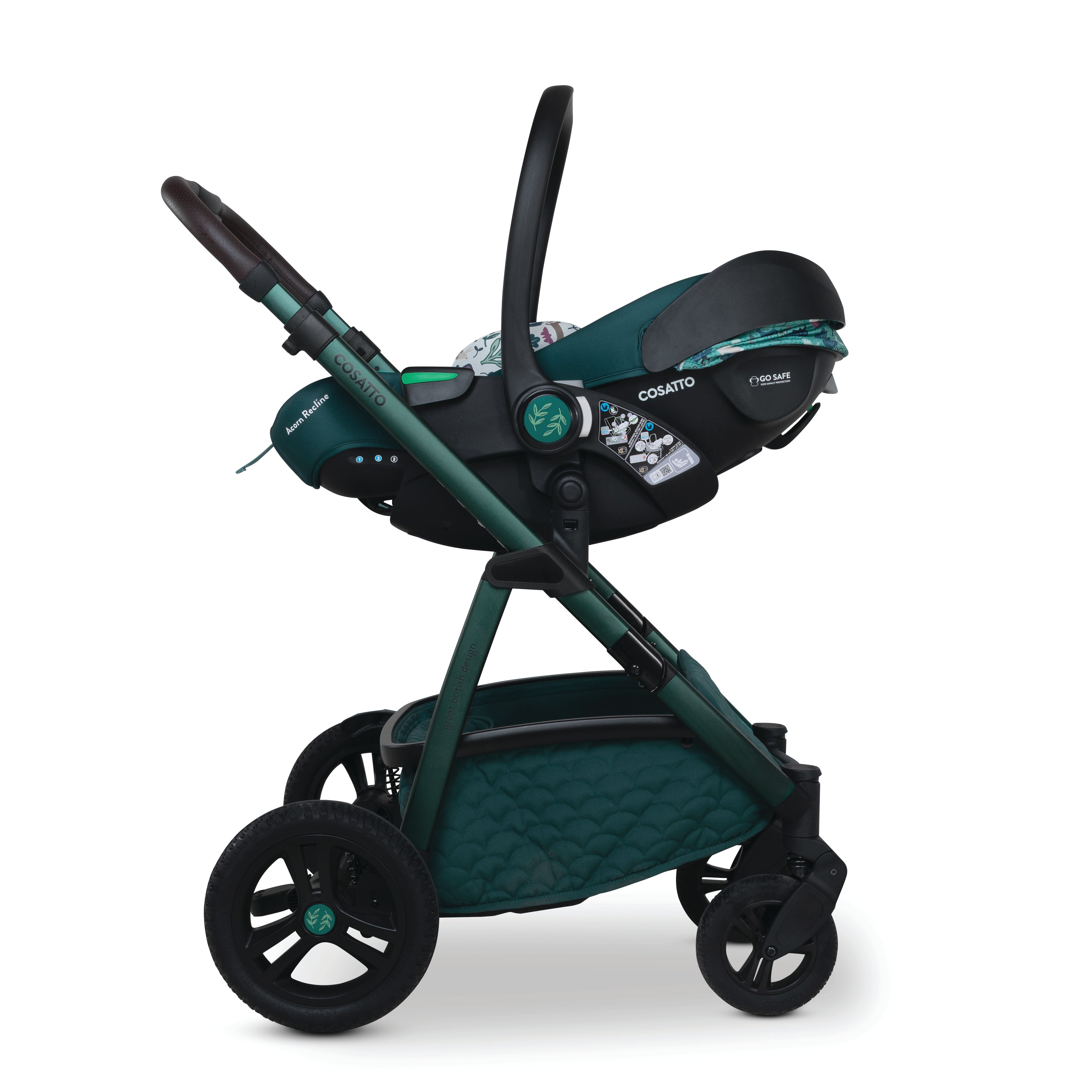 Acorn Recline i-Size 0+ Babyschale - Masquerade