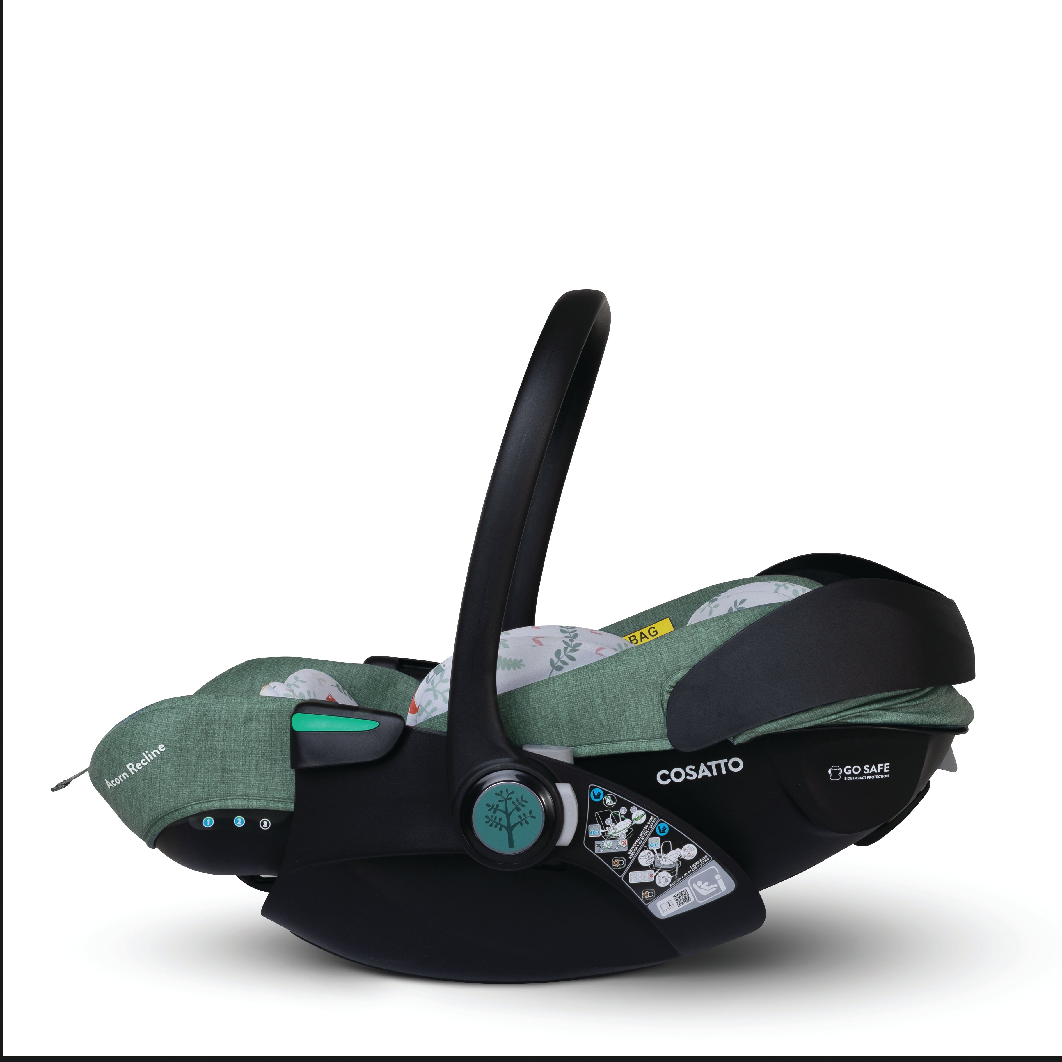 Acorn Recline i-Size 0+ Babyschale - Meadow