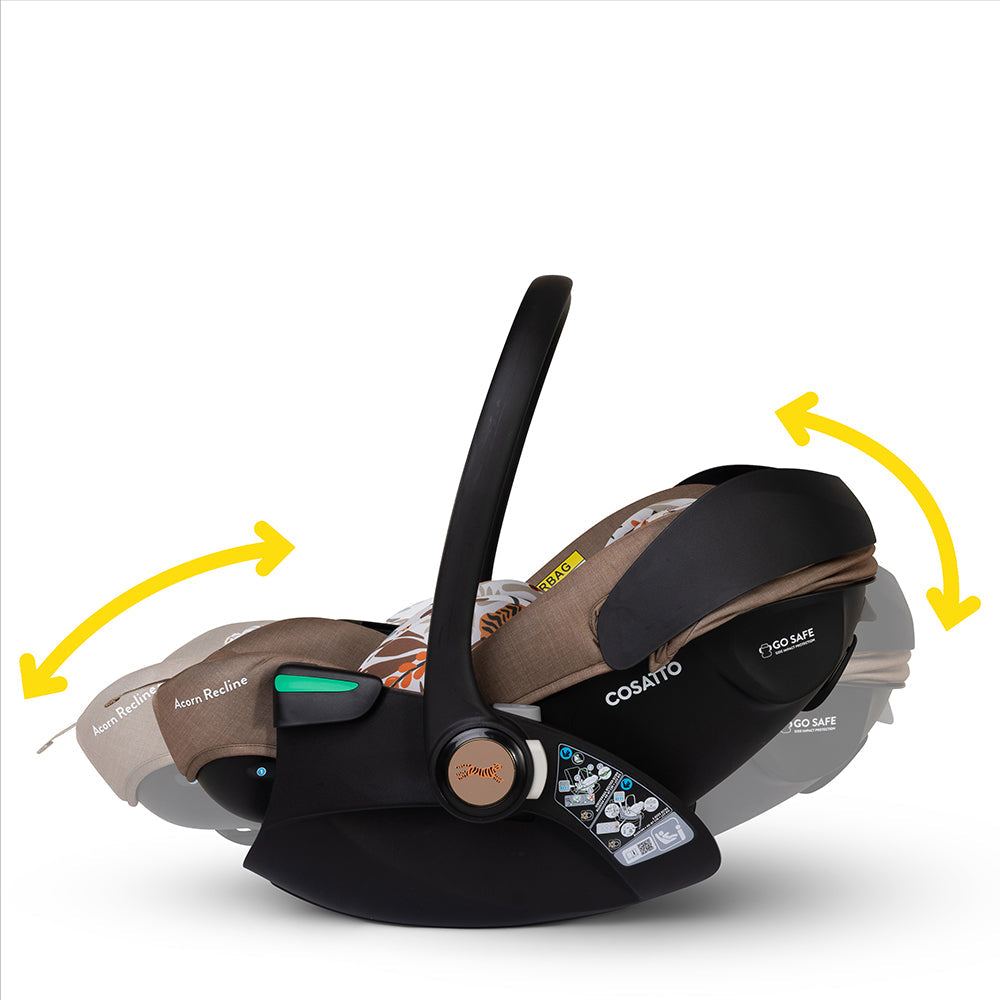 Wow 3 Special Edition Gesamt-Set inkl. Babyschale mit Liegefunktion - Tiger Tale