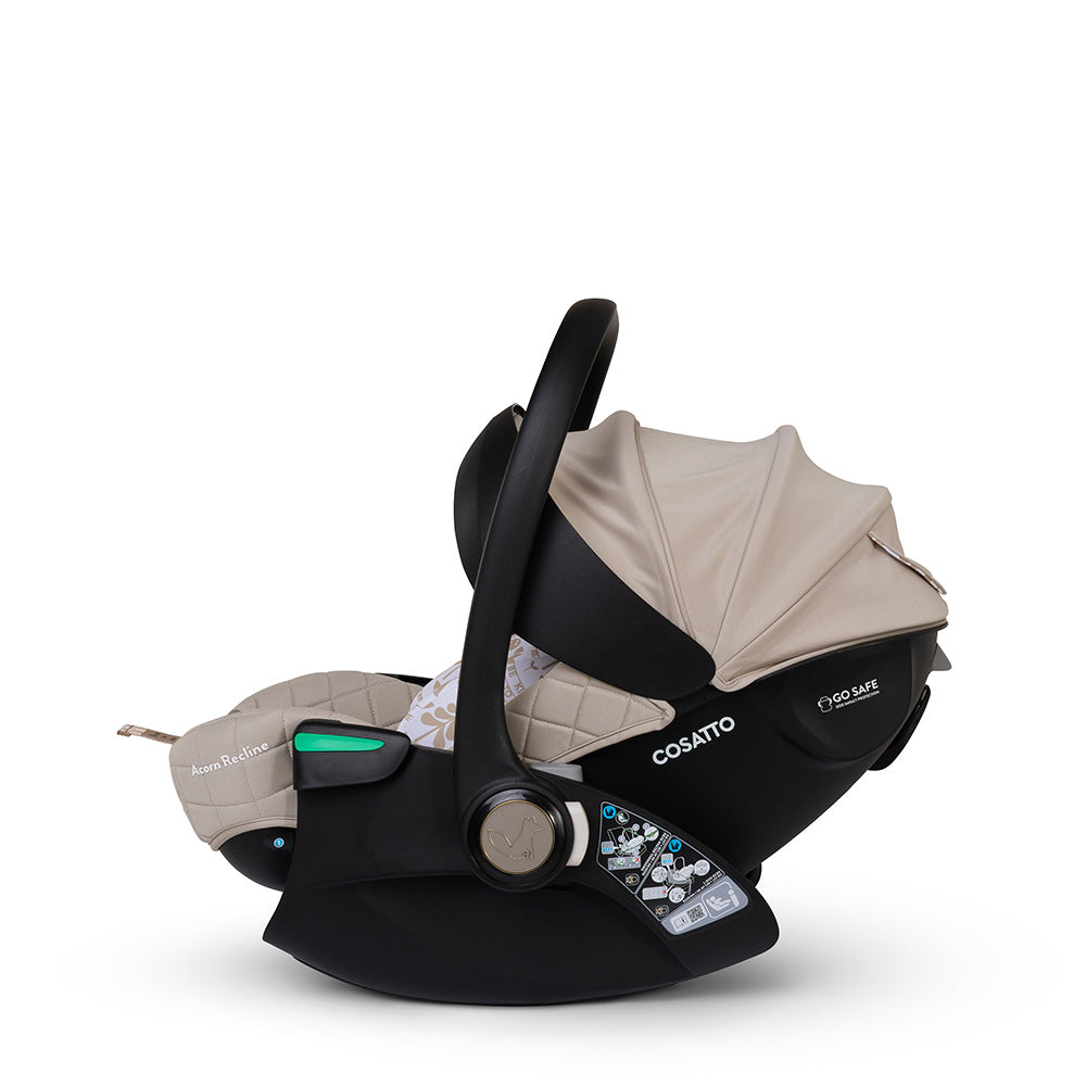 Acorn Recline i-Size 0+ Babyschale - Whisper
