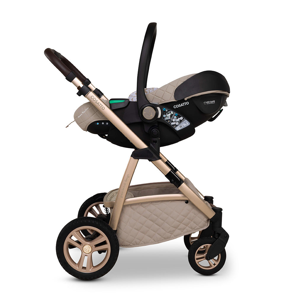 Wow 3 Gesamt-Set inkl. Babyschale mit Liegefunktion - Whisper