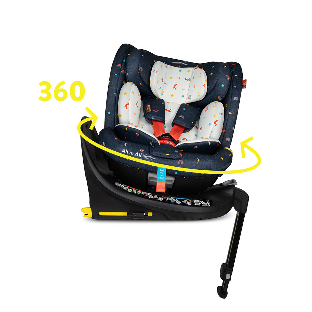 All in All Extra i-Size 360 Kindersitz - Doodle Days
