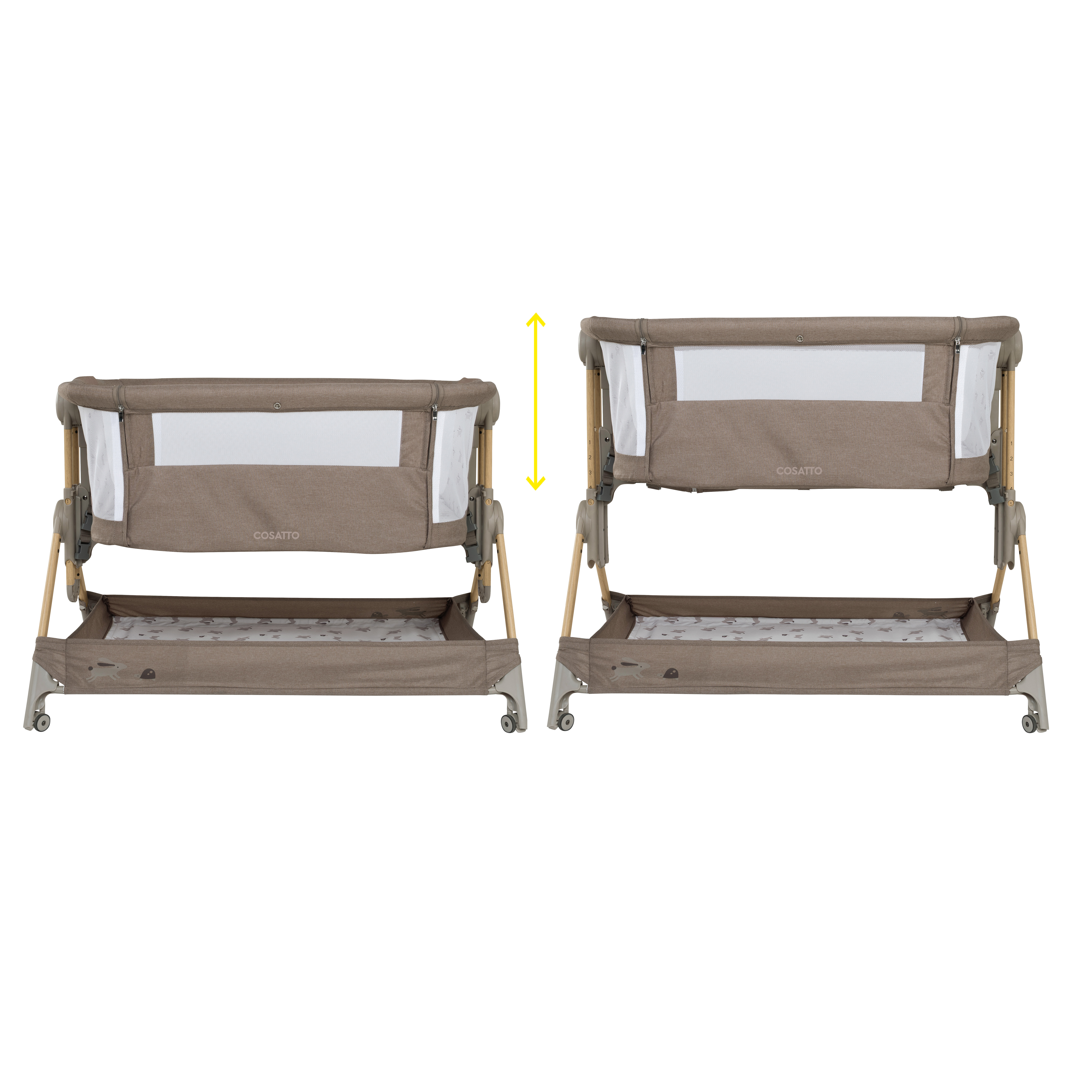 Giggle 4 Mega Set 3-in-1 mit Hochstuhl & Beistellbett - Lollop