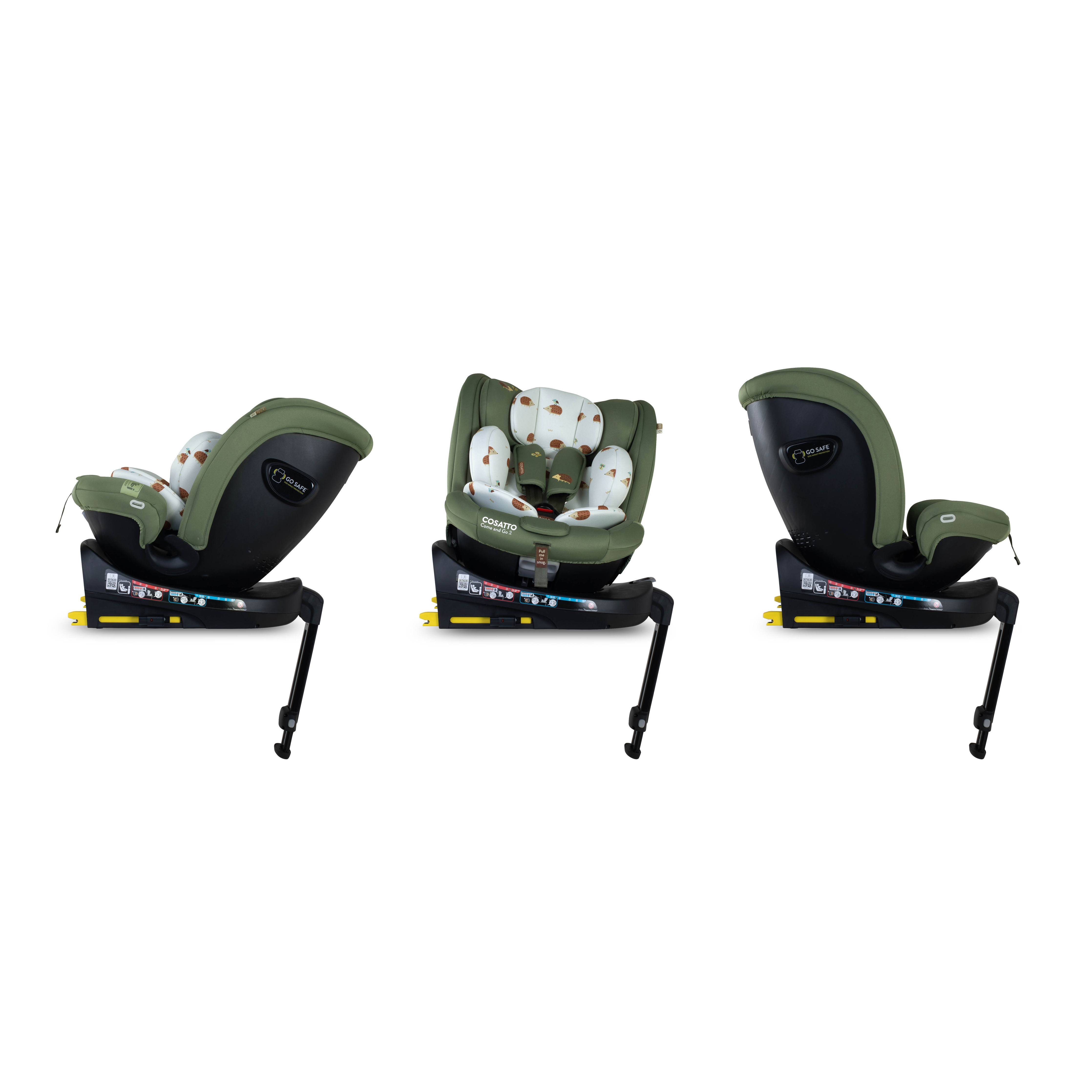 Giggle 4 Mega Set 3-in-1 mit Hochstuhl & Beistellbett - Hoglet