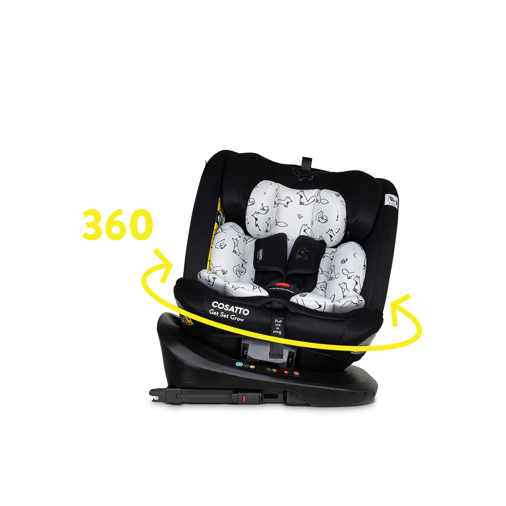 Get Set Grow i-Size 360 Kindersitz - Foxed