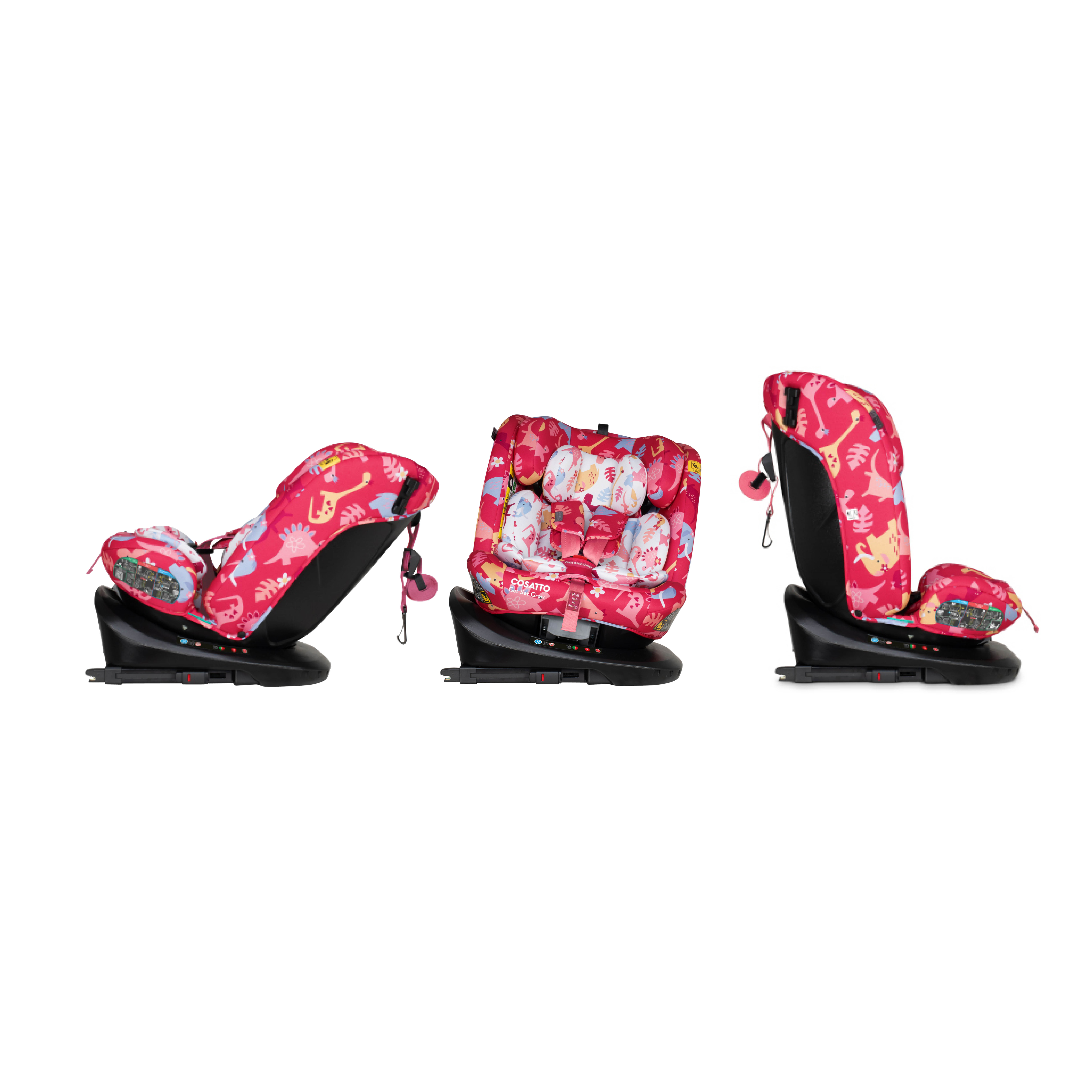 Get Set Grow i-Size 360 Kindersitz - Dino Delite