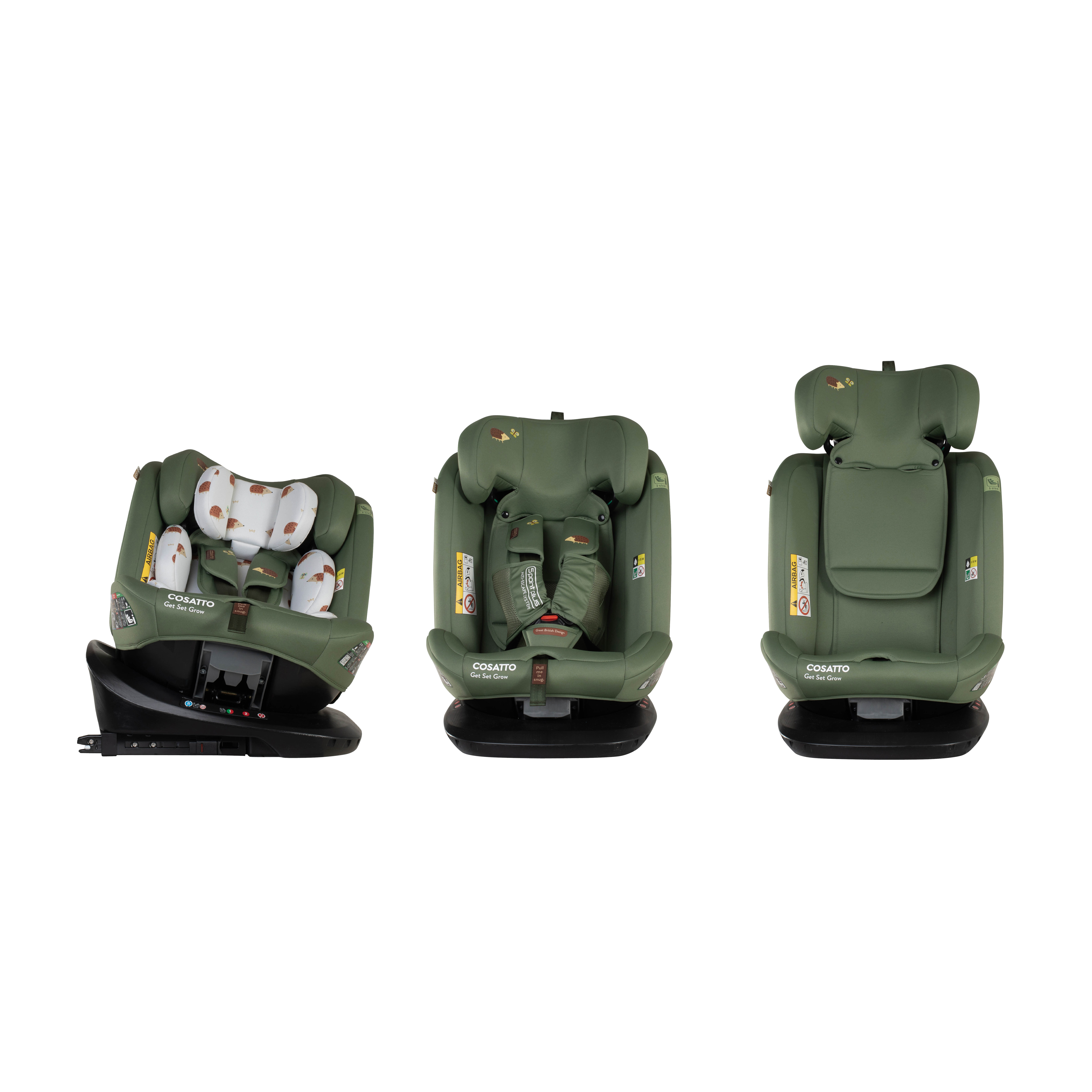 Get Set Grow i-Size 360 Kindersitz - Hoglet