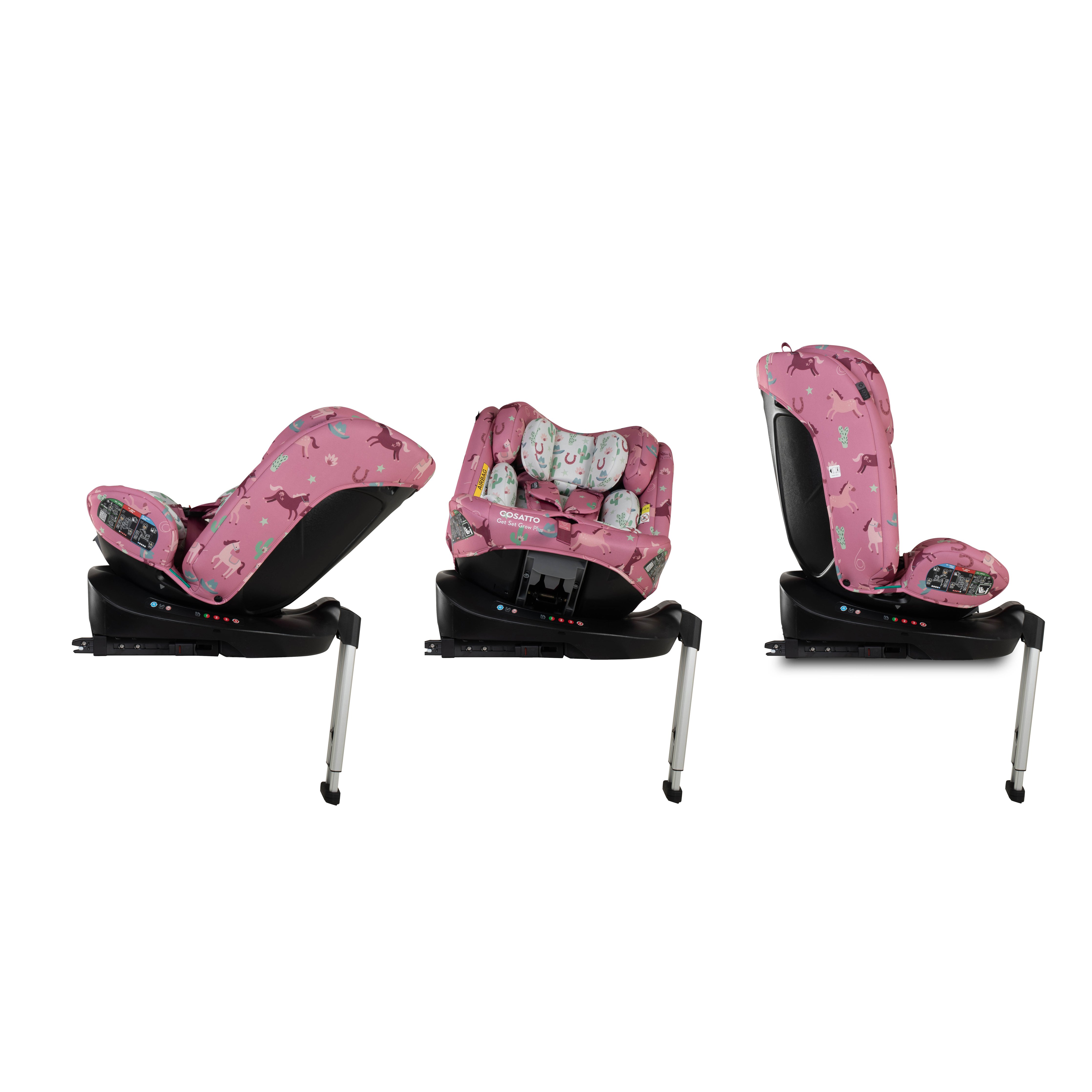 Get Set Grow Plus i-Size 360 Kindersitz - Pony Party