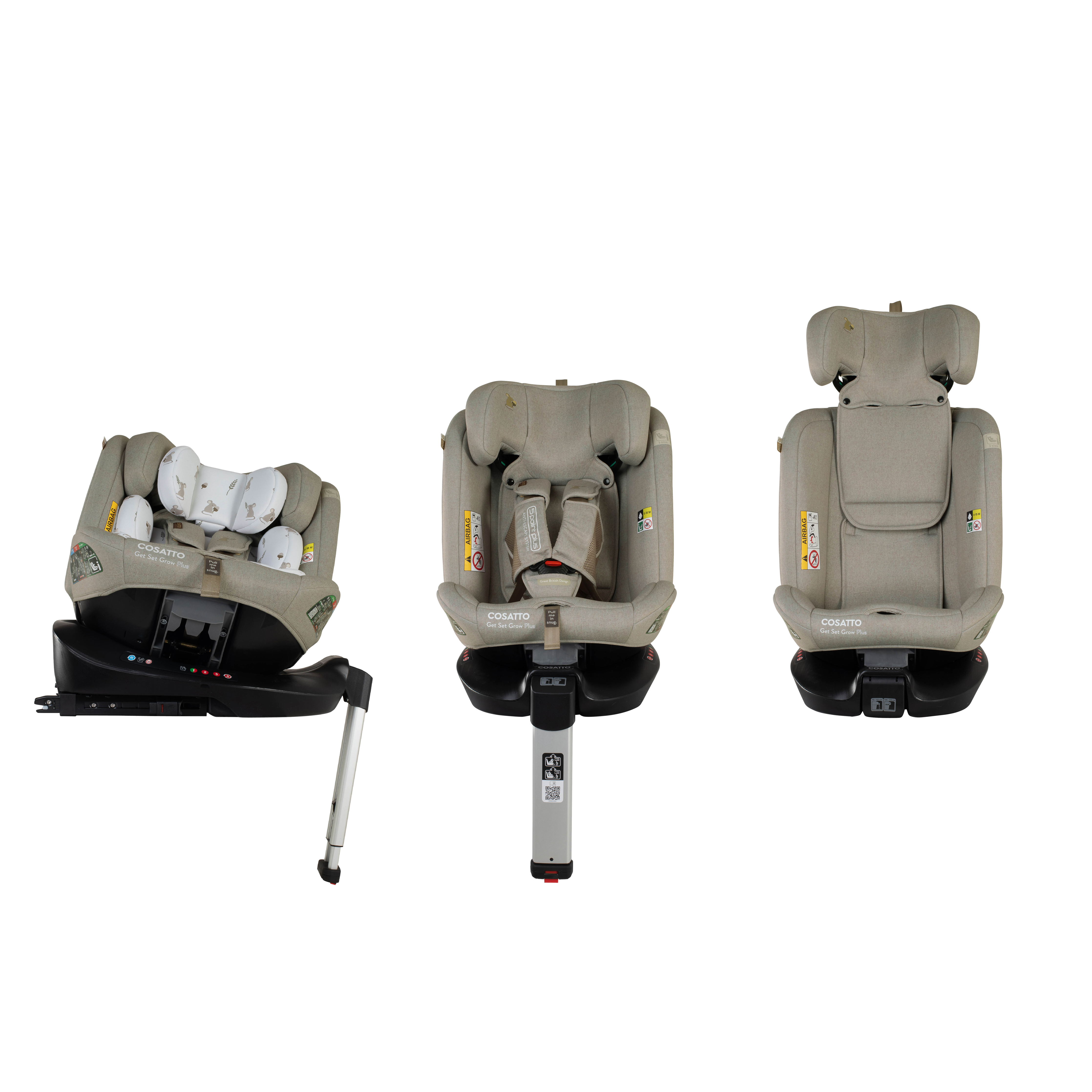 Get Set Grow Plus i-Size 360 Kindersitz - Hushmouse