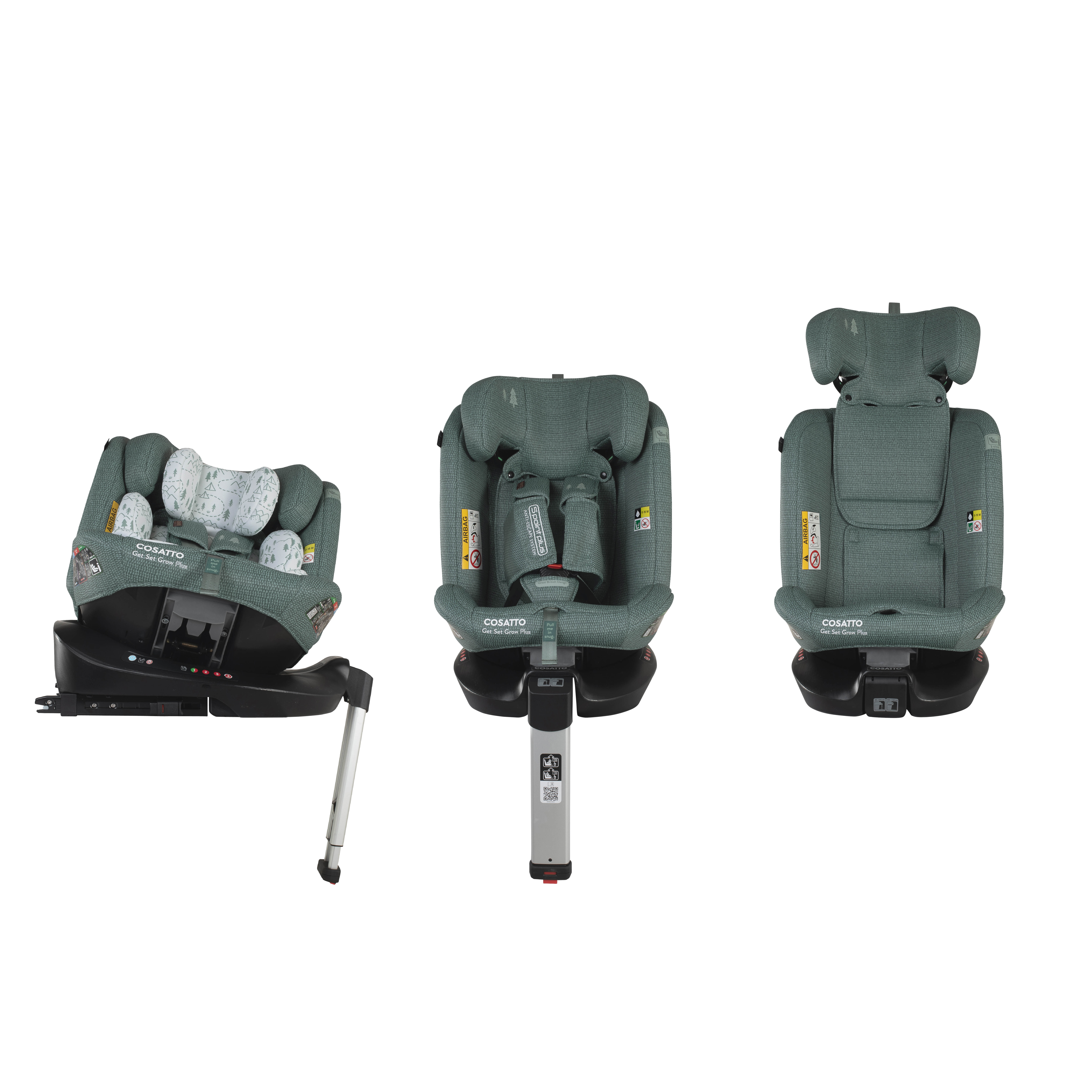 Get Set Grow Plus i-Size 360 Kindersitz - Tiny Treetops