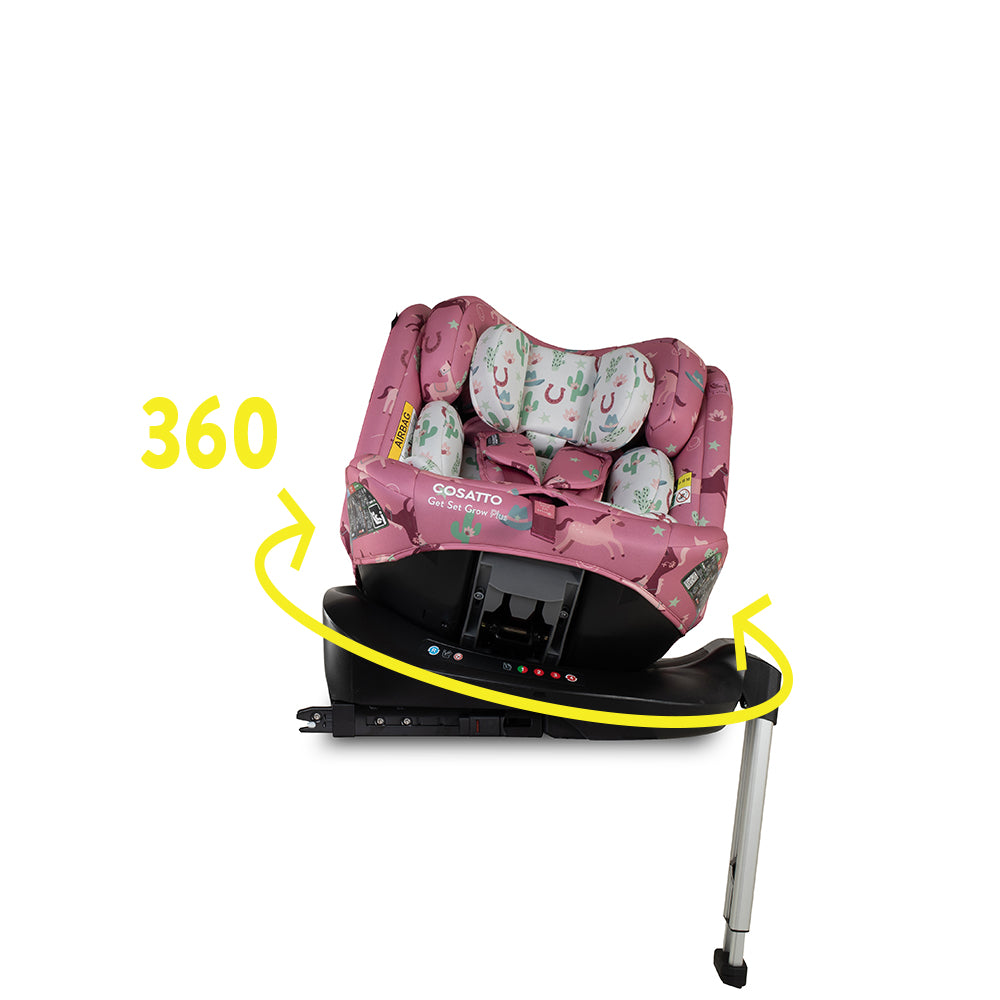 Get Set Grow Plus i-Size 360 Kindersitz - Pony Party
