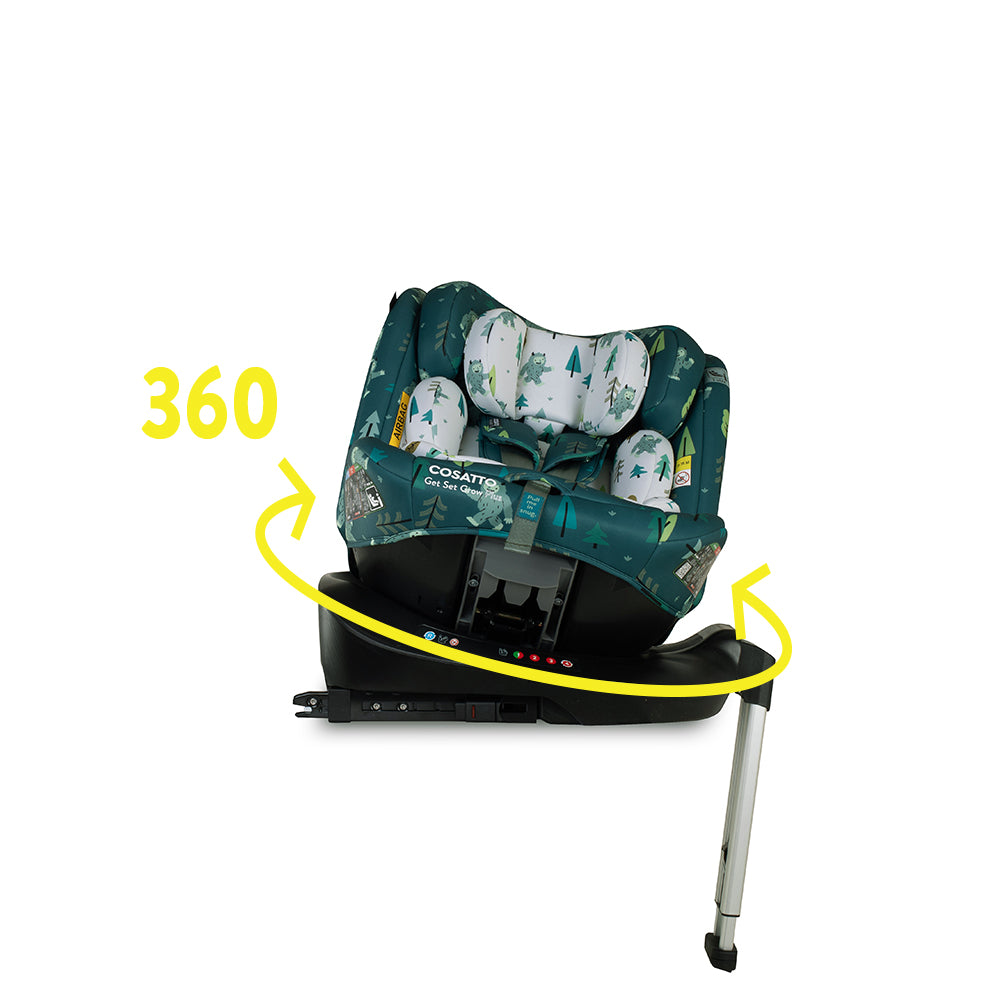 Get Set Grow Plus i-Size 360 Kindersitz - Yoohoo Yeti