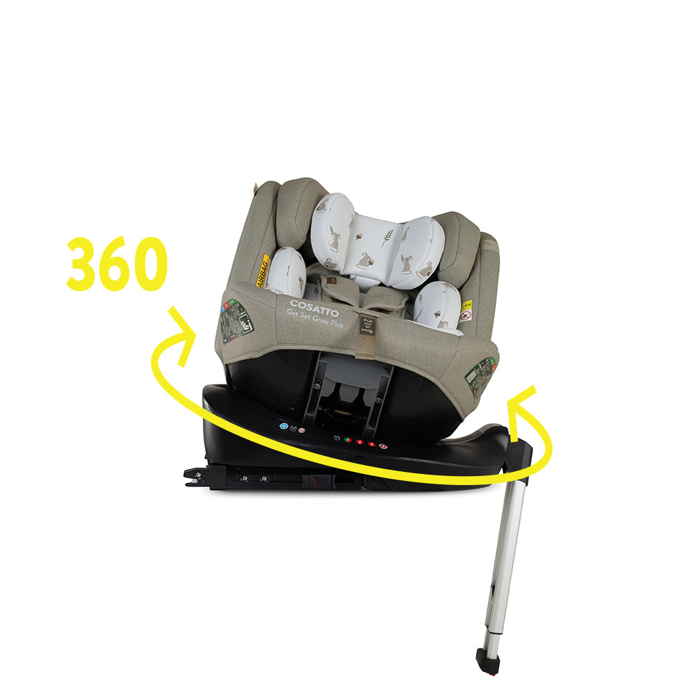 Get Set Grow Plus i-Size 360 Kindersitz - Hushmouse