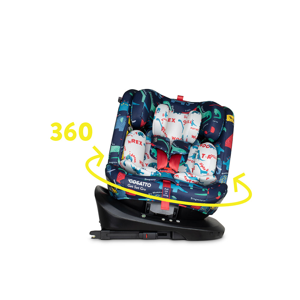 Get Set Gro i-Size 360 Kindersitz - D is for Dino