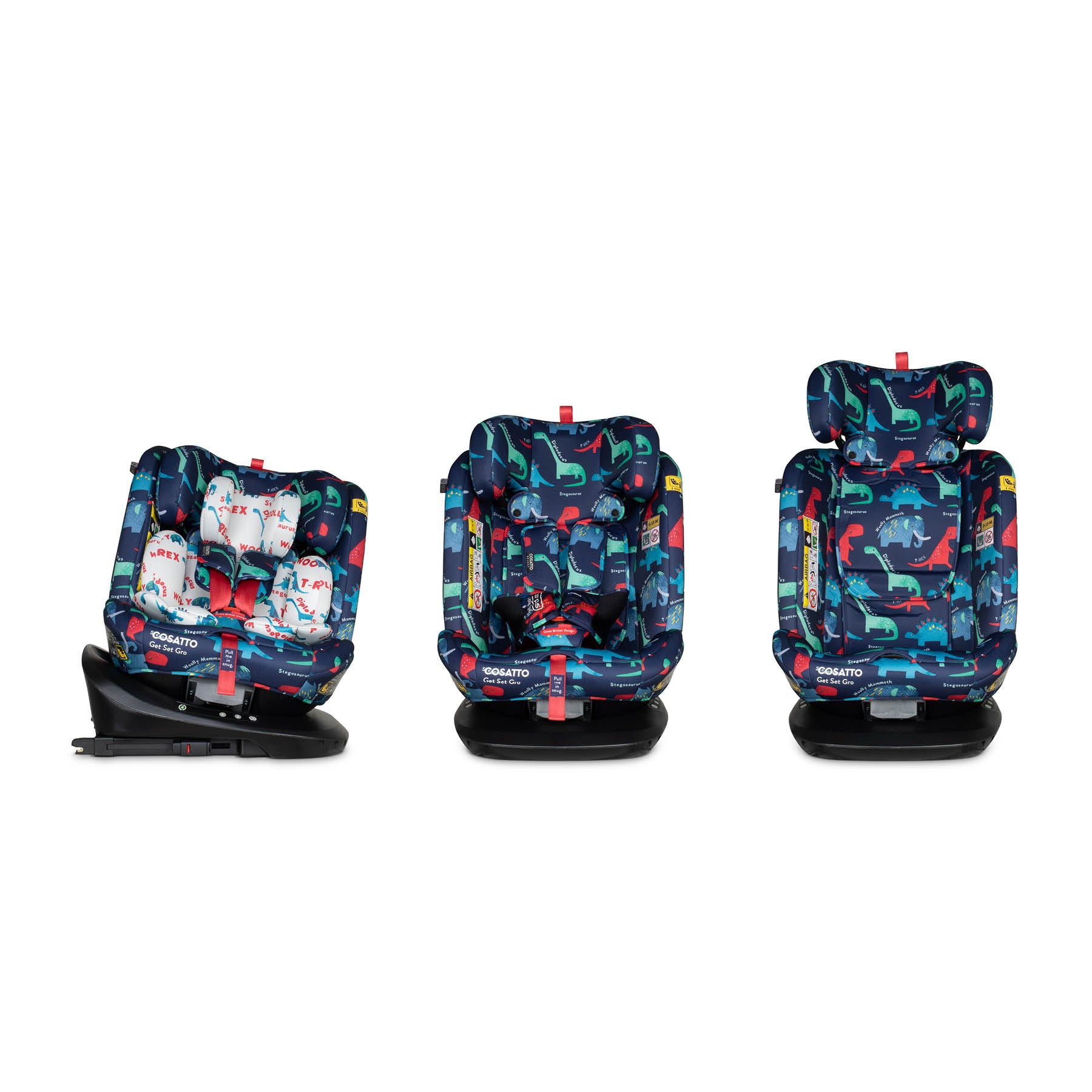 Get Set Gro i-Size 360 Kindersitz - D is for Dino