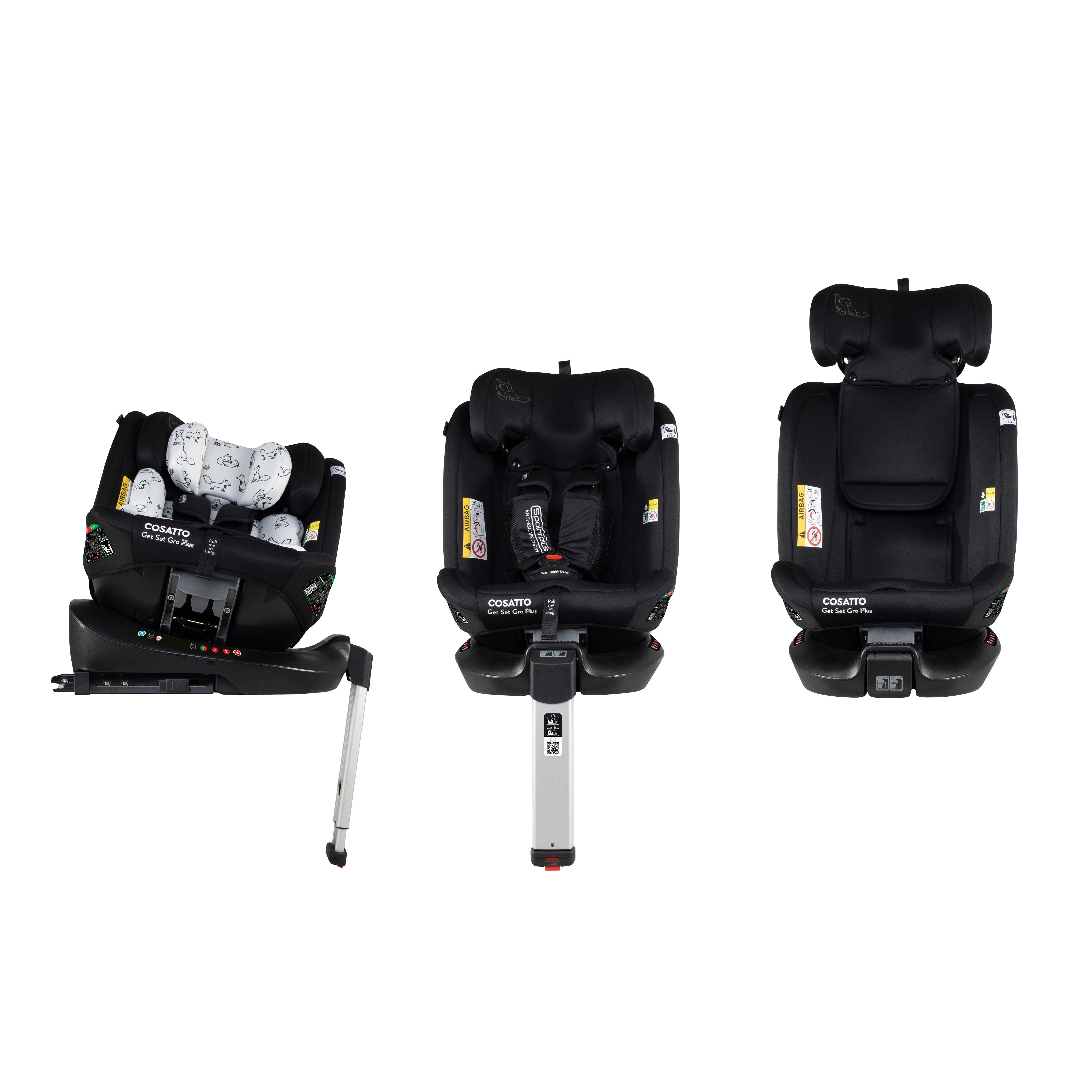 Get Set Gro Plus i-Size 360 Kindersitz - Foxed