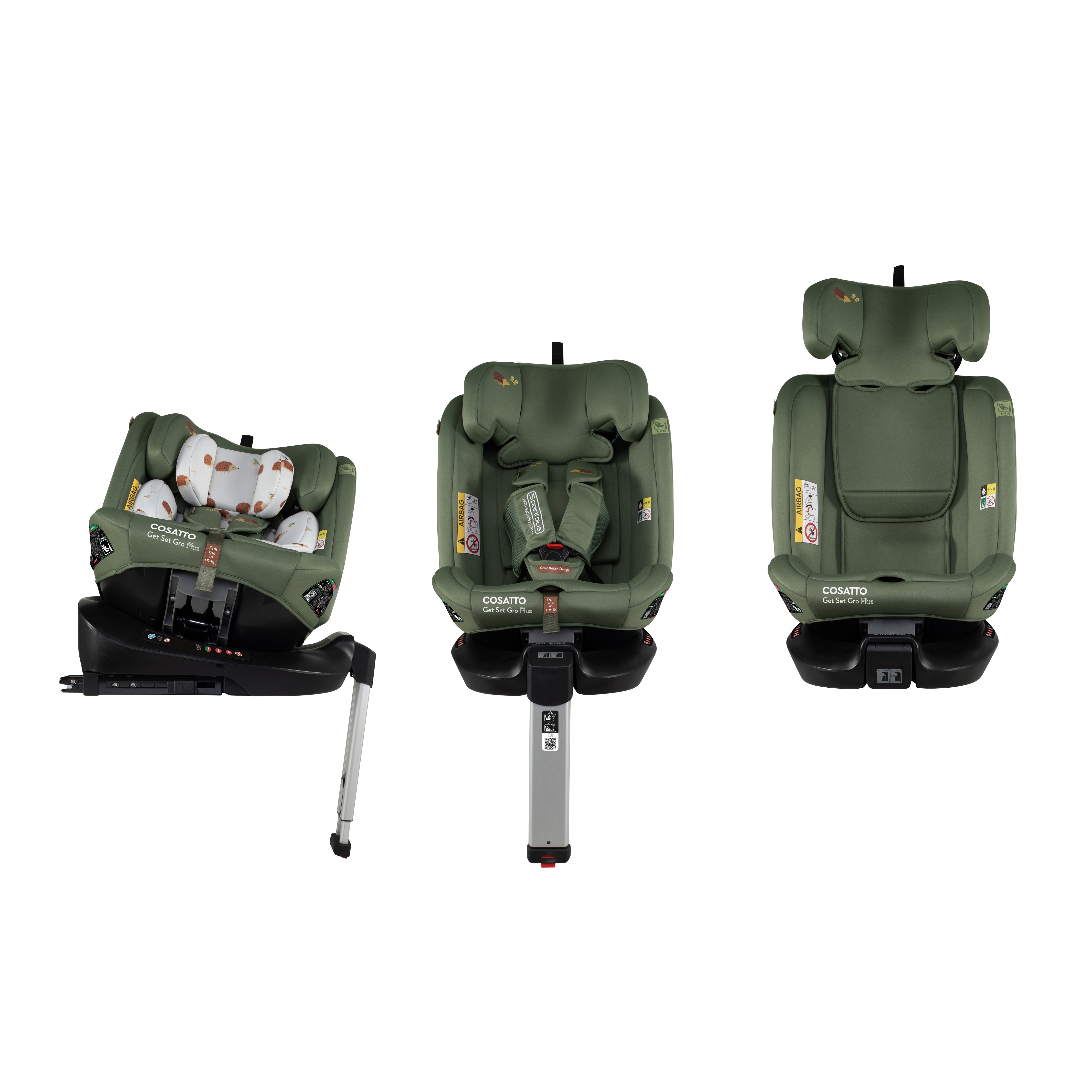 Get Set Gro Plus i-Size 360 Kindersitz - Hoglet