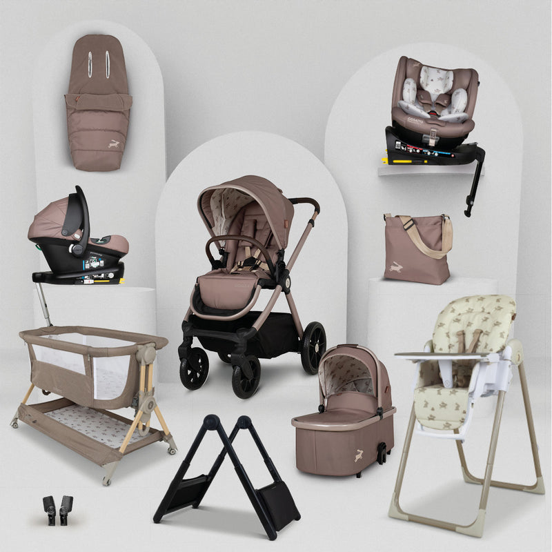 Giggle 4 Mega Set 3-in-1 mit Hochstuhl & Beistellbett - Lollop