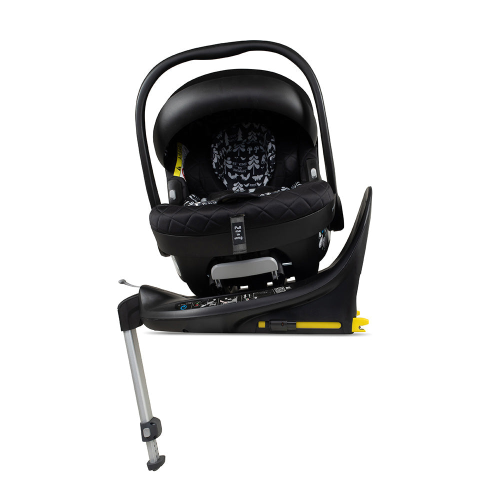 Wow 3 Kindersitz 3 in 1 Set mit Isofix Basis - Silhouette