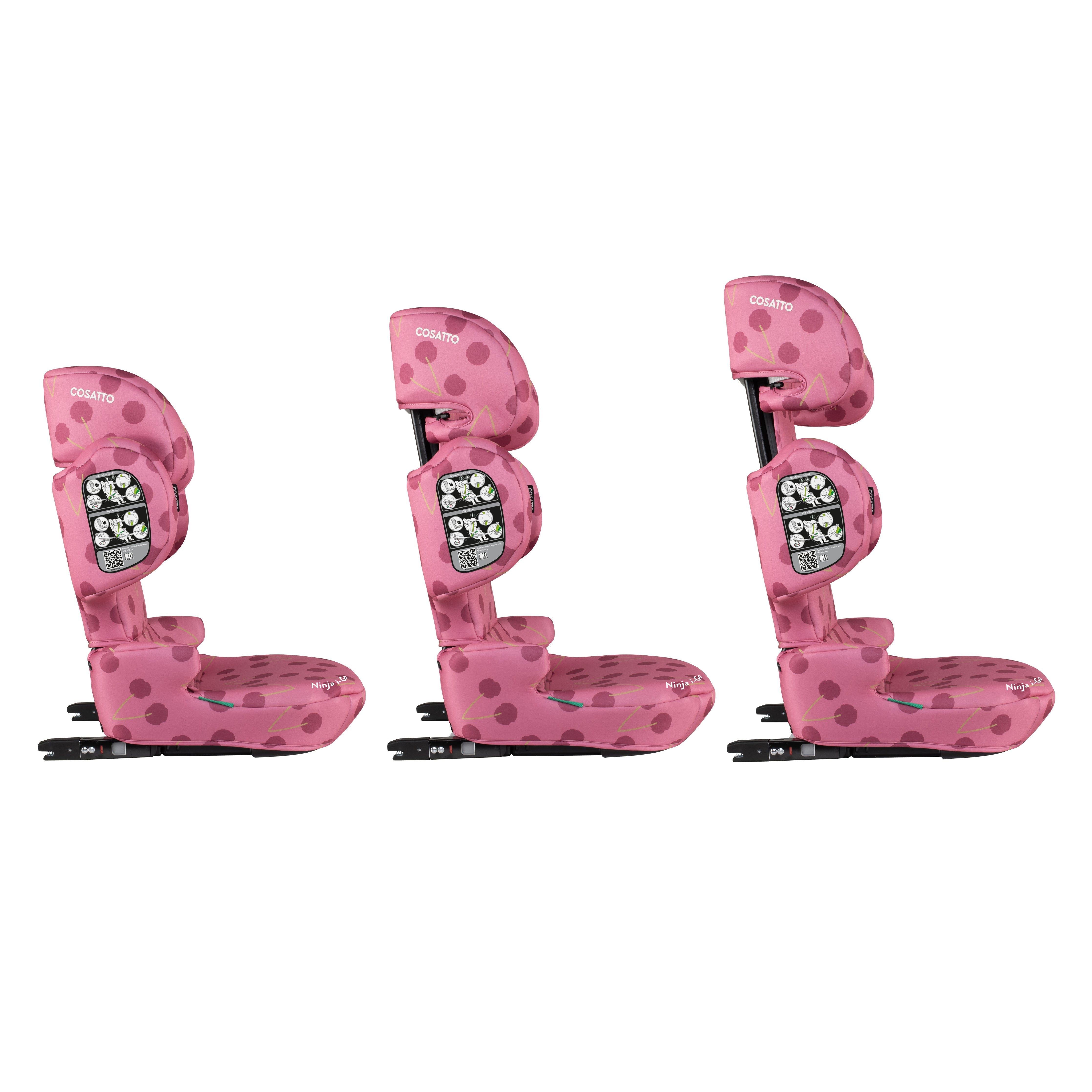 Ninja i-Go R129 Reisekindersitz - Cherry Pie