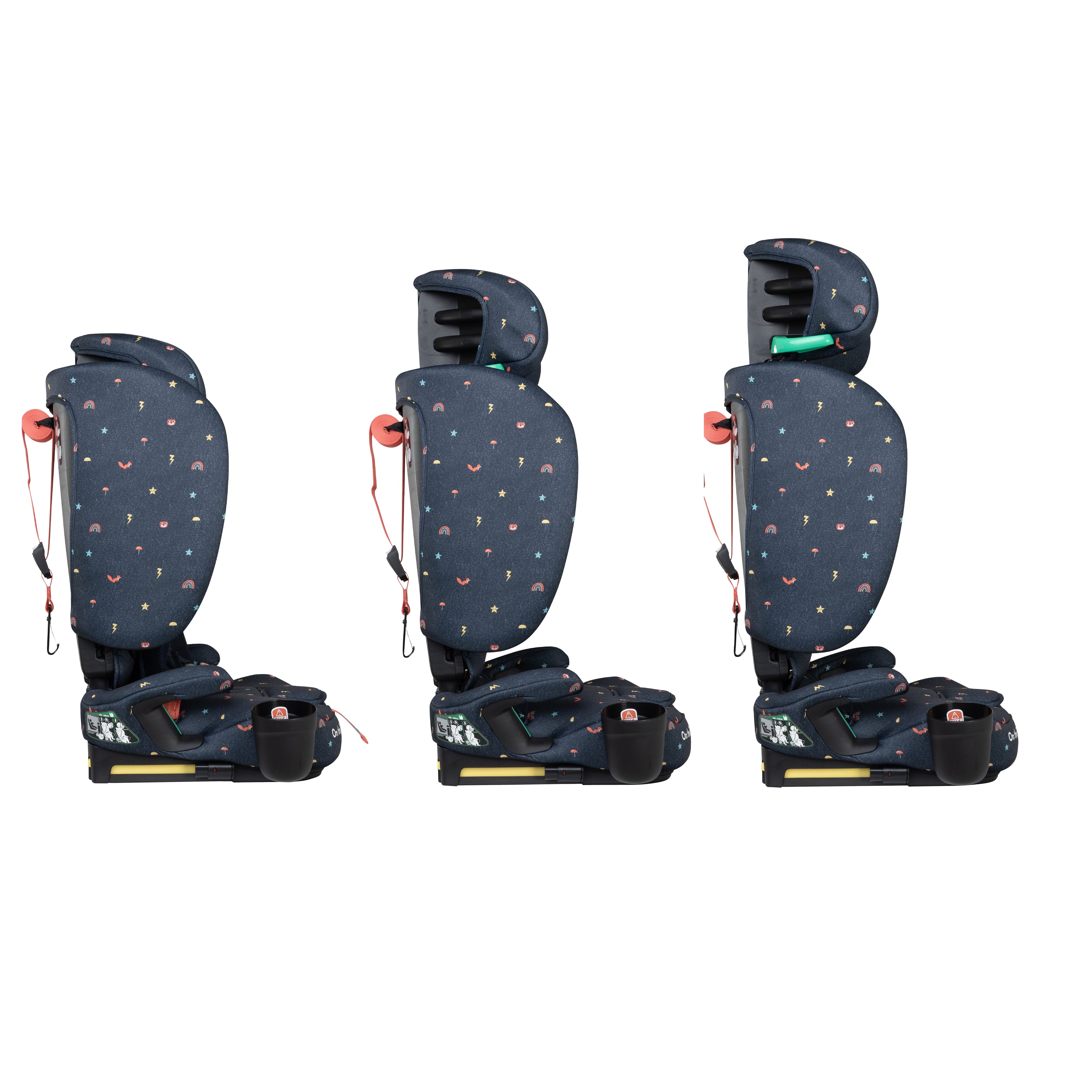 On The Go i-Size Reisekindersitz - Doodle Days