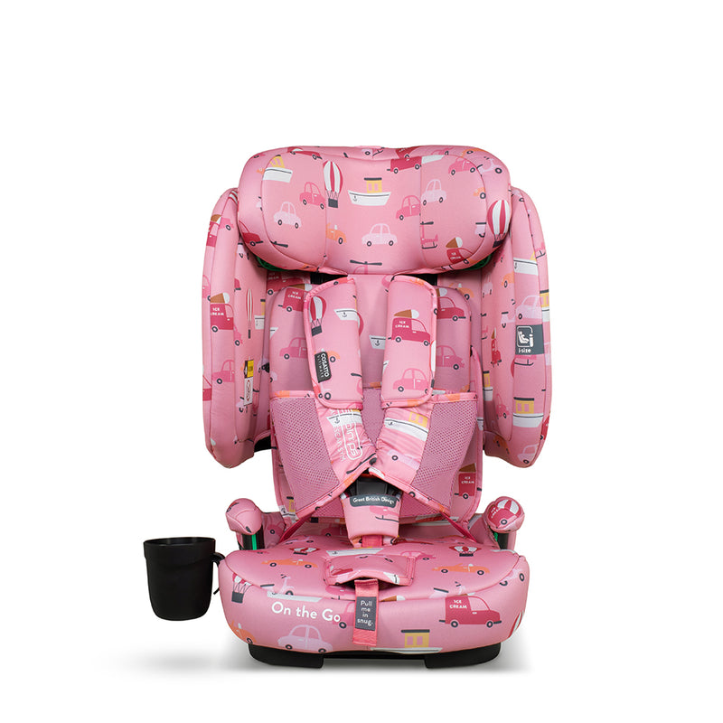 On The Go i-Size Reisekindersitz - Itchy Feet Rosy - Cosatto Deutschland