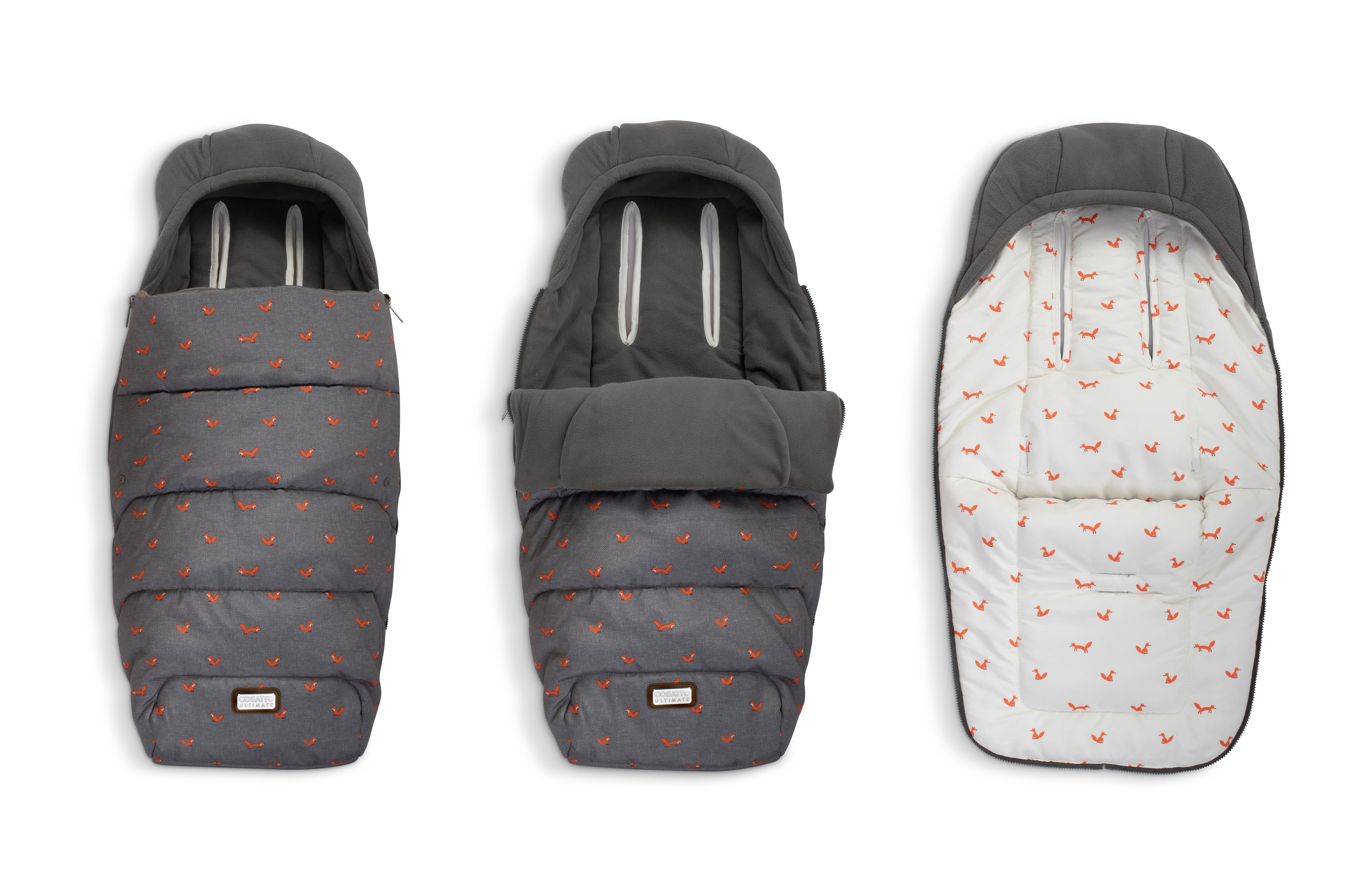 Wow 3 Gesamt-Set inkl. Babyschale mit Liegefunktion - Foxling