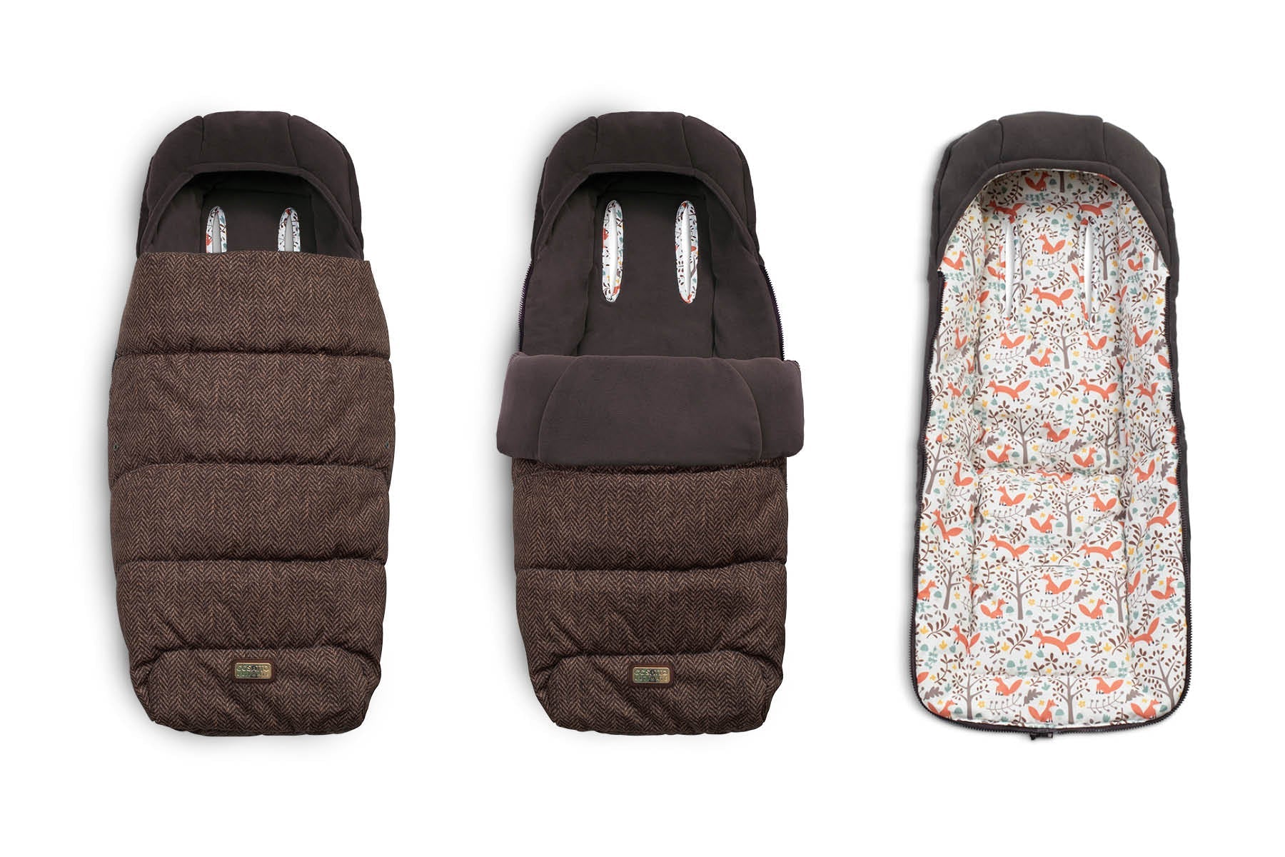 Wow 3 Gesamt-Set inkl. Babyschale mit Liegefunktion - Foxford Hall