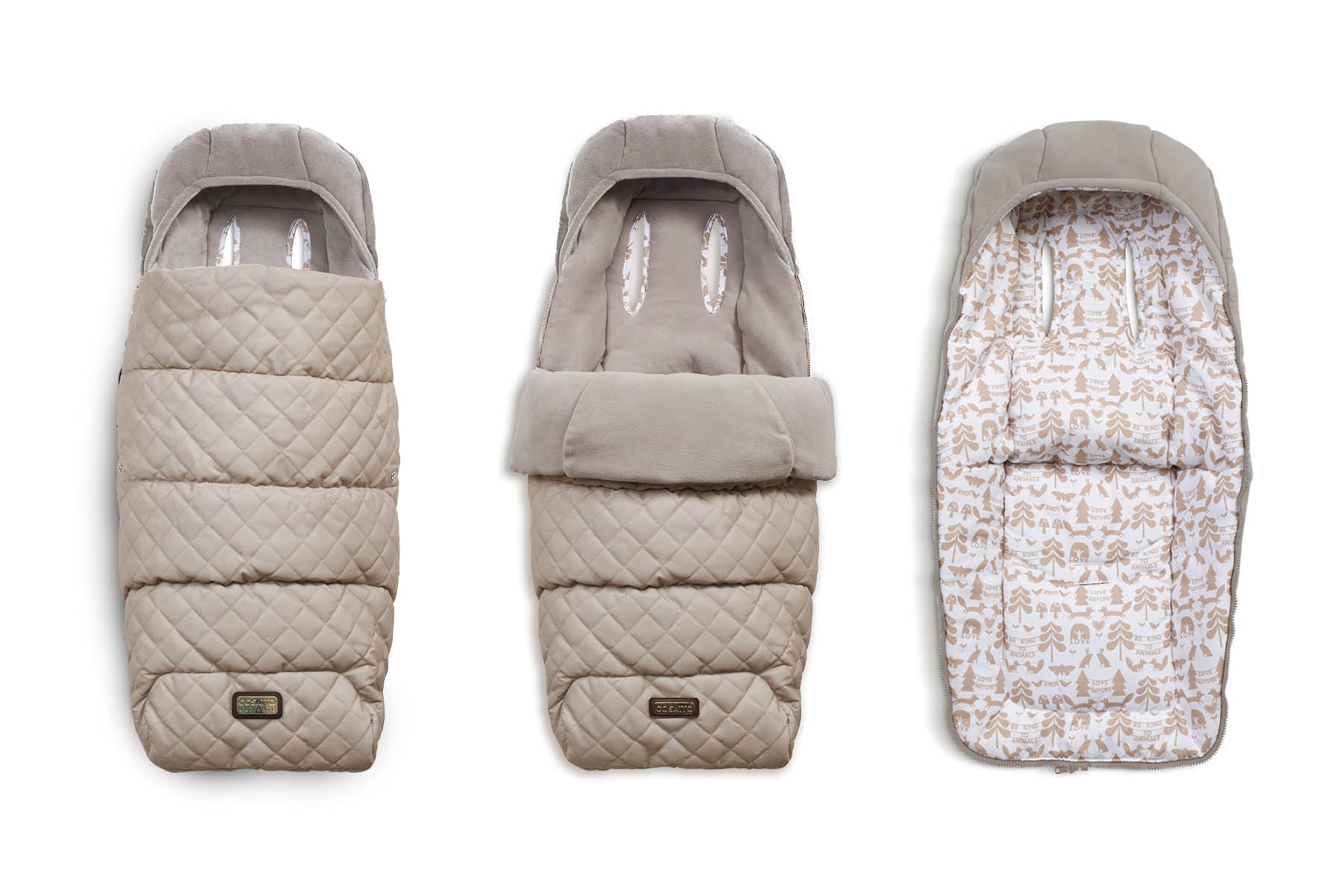 Wow 3 Gesamt-Set inkl. Babyschale mit Liegefunktion - Whisper