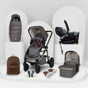 Wow 3 Gesamt-Set inkl. Babyschale mit Liegefunktion - Foxling