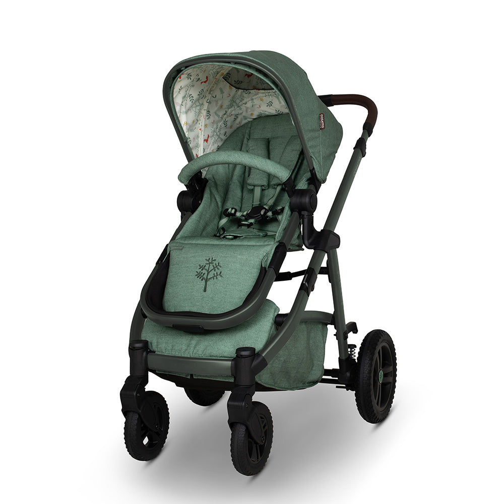 Wow 3 Kindersitz 3 in 1 Set mit Isofix Basis - Meadow