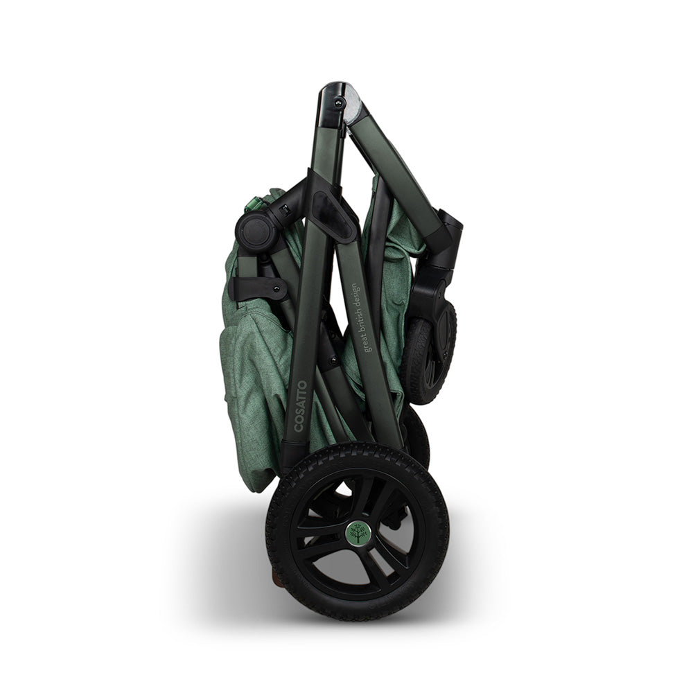 Wow 3 Kindersitz 3 in 1 Set mit Isofix Basis - Meadow